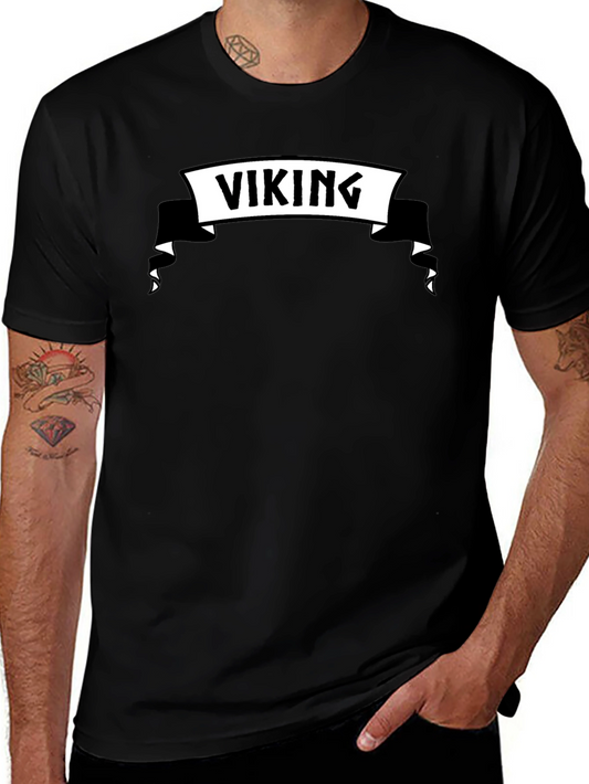 Viking Graphic Black T-Shirt