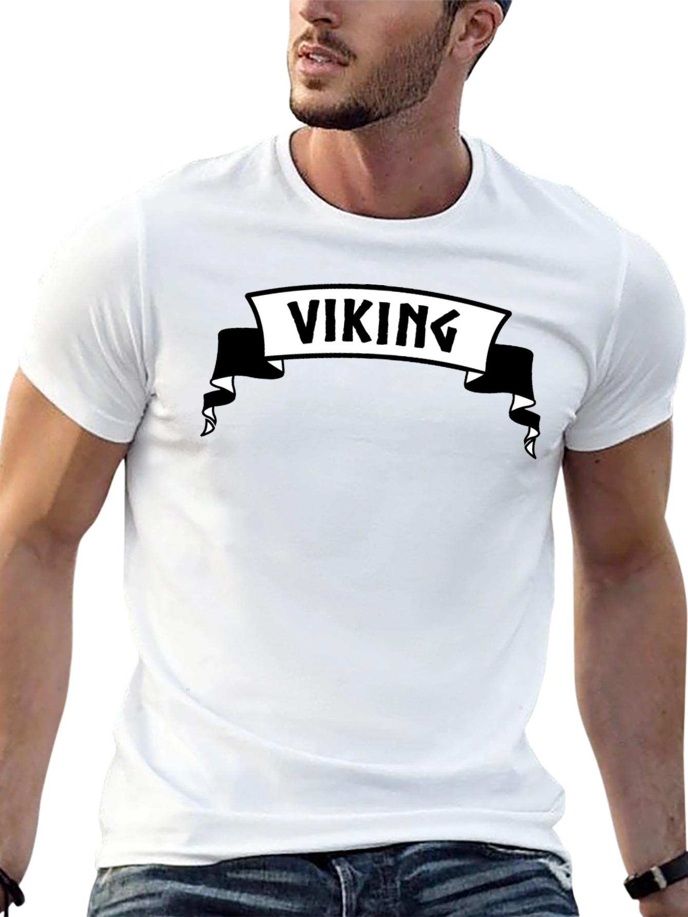 Viking Graphic Black T-Shirt