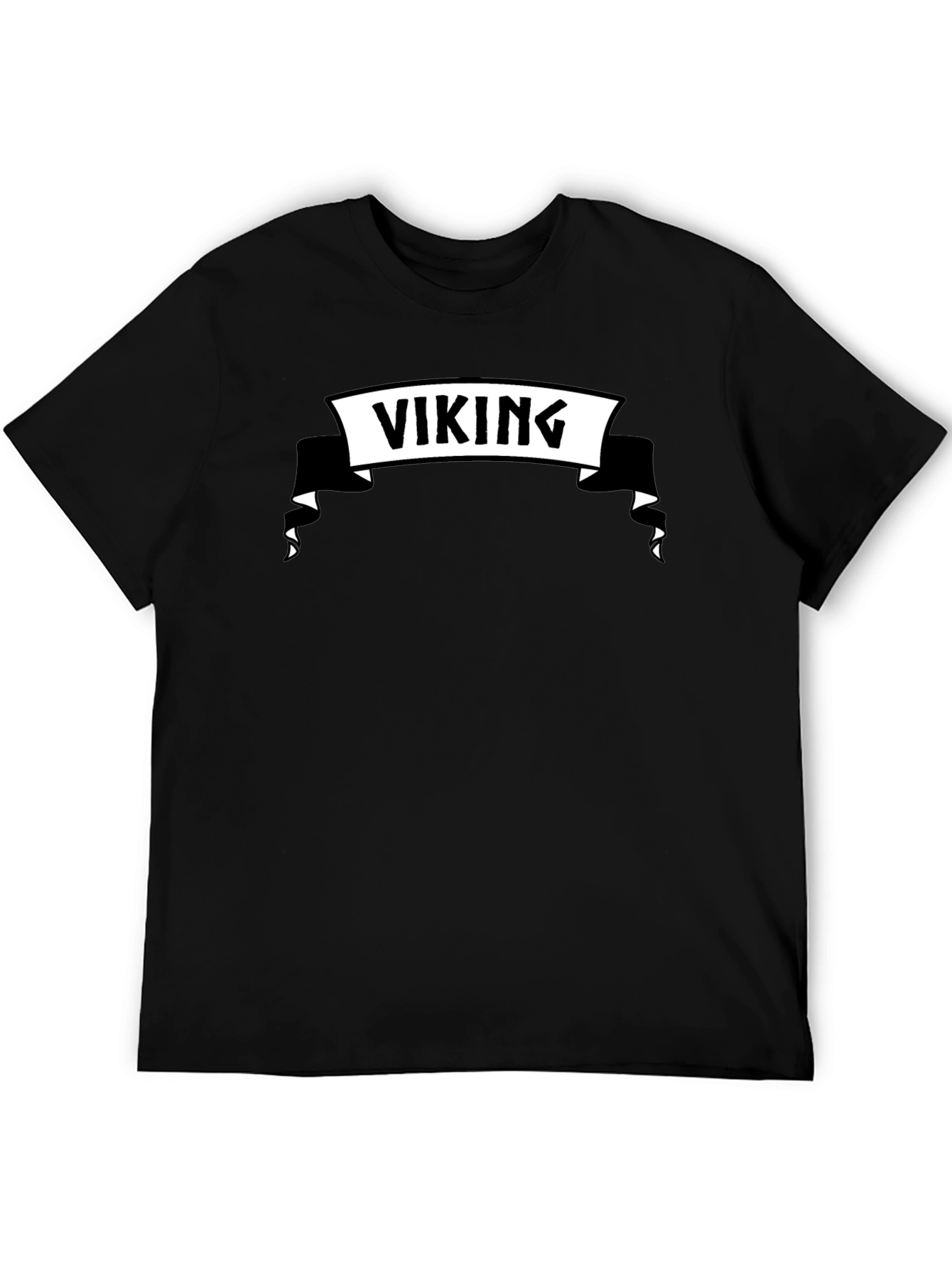 Viking Graphic Black T-Shirt