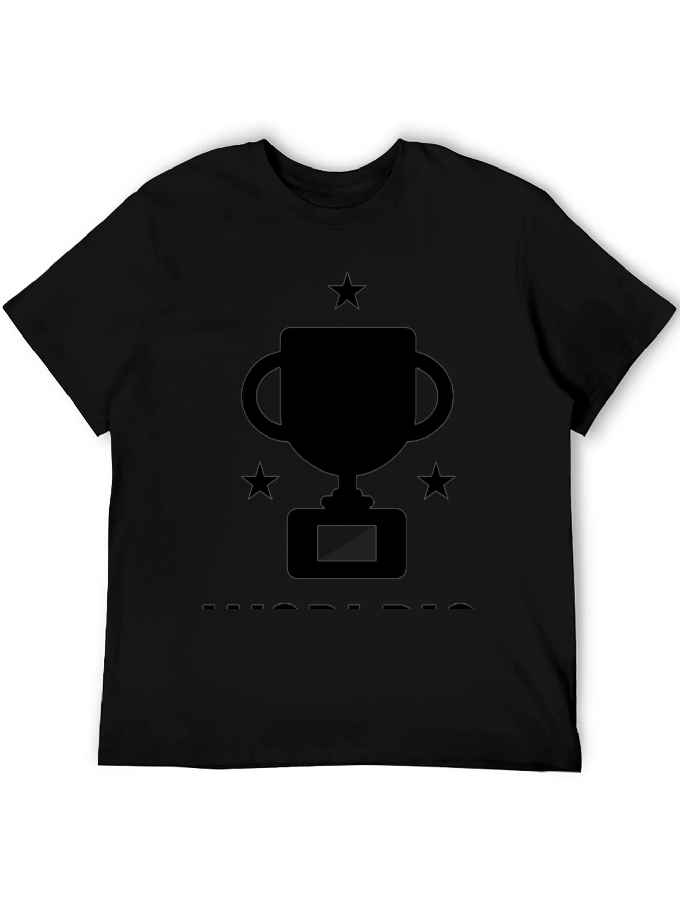 Trophy Graphic T-Shirt - Black Cotton Tee