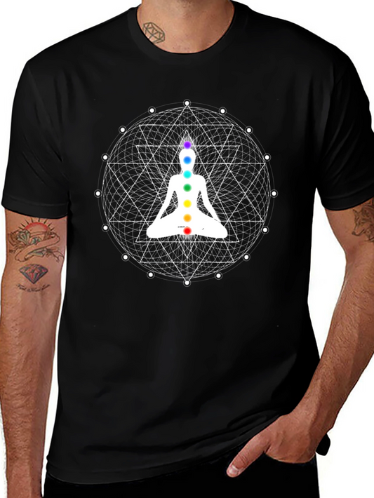 Chakra Meditation T-Shirt - Spiritual Yoga Tee