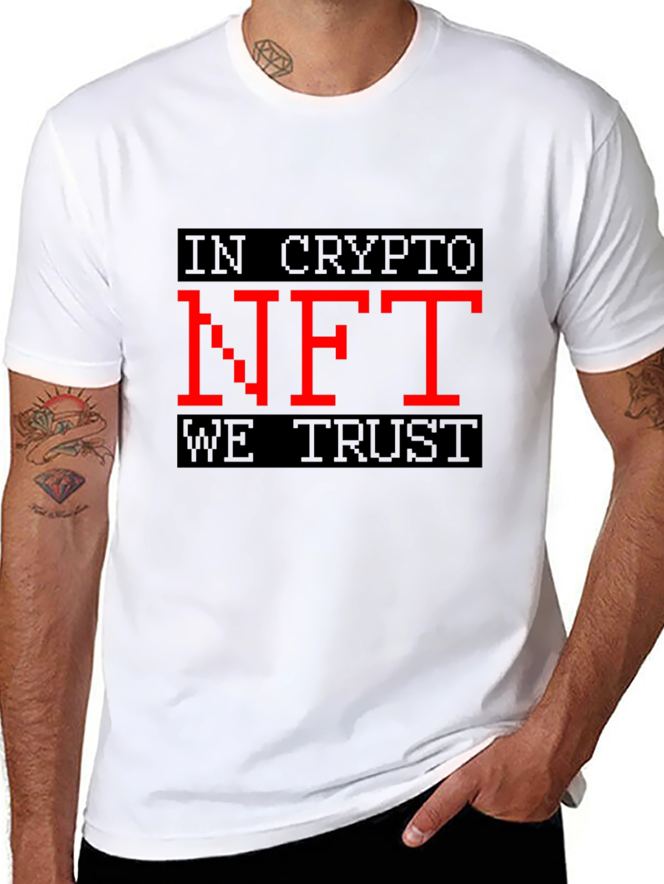 Crypto NFT Trust Tee - Trendy Graphic T-Shirt