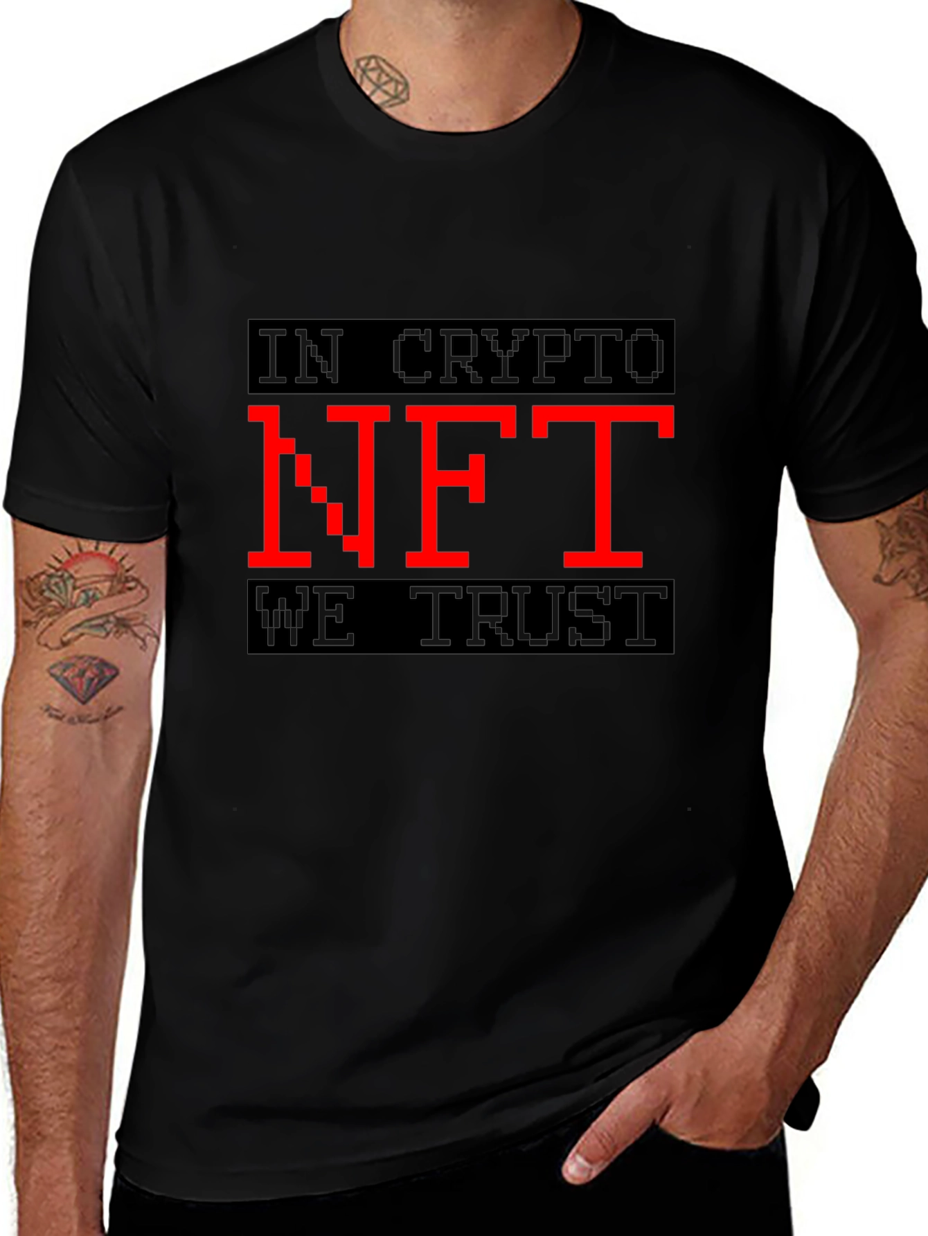 Crypto NFT Trust Tee - Trendy Graphic T-Shirt