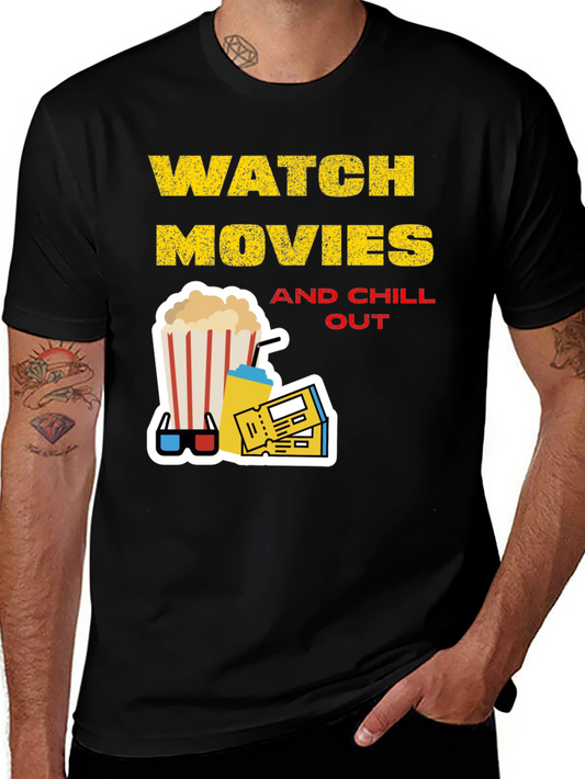 Watch Movies & Chill Out Graphic Tee