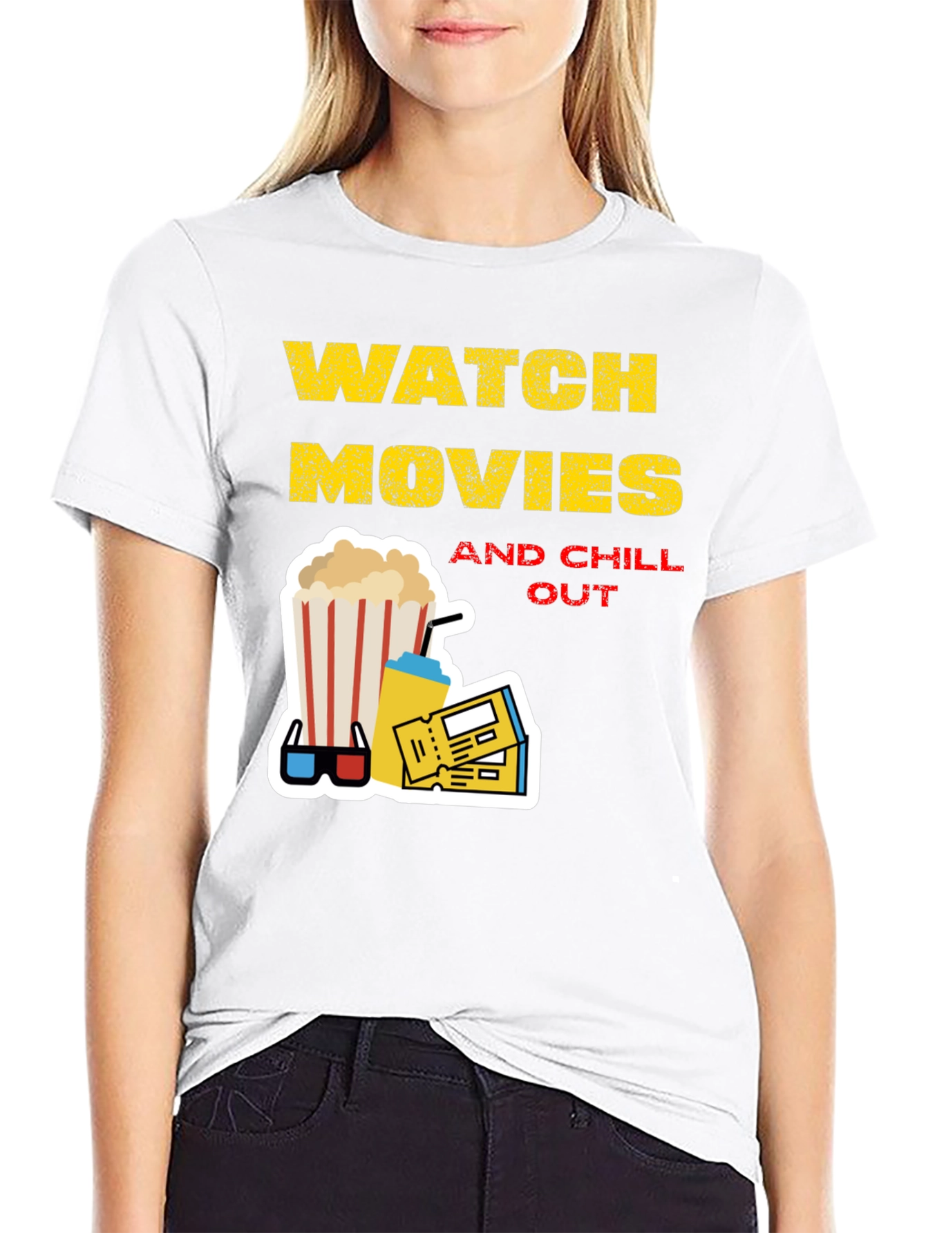Watch Movies & Chill Out Graphic Tee