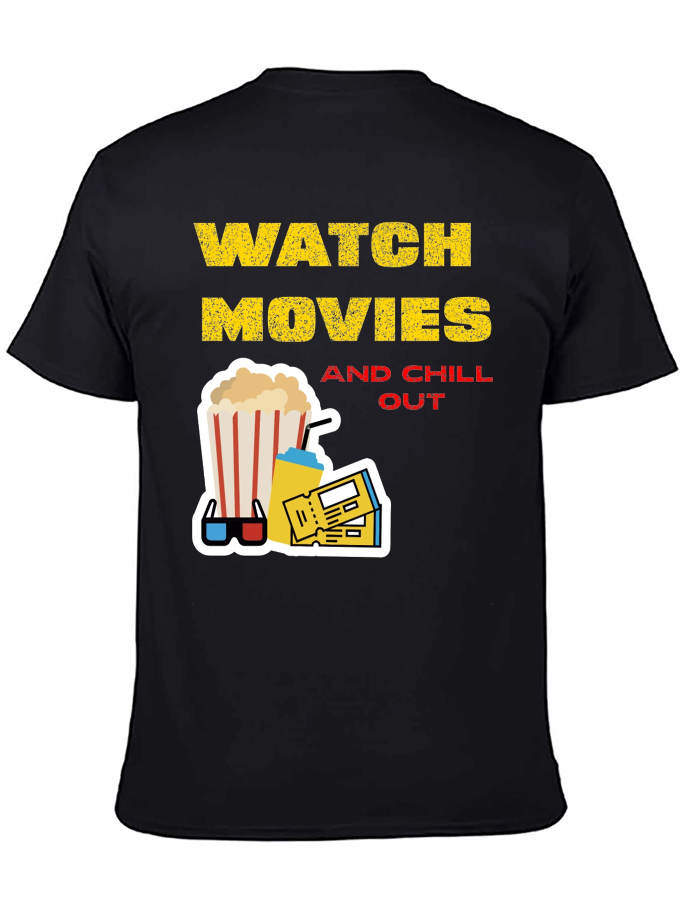 Watch Movies & Chill Out Graphic Tee