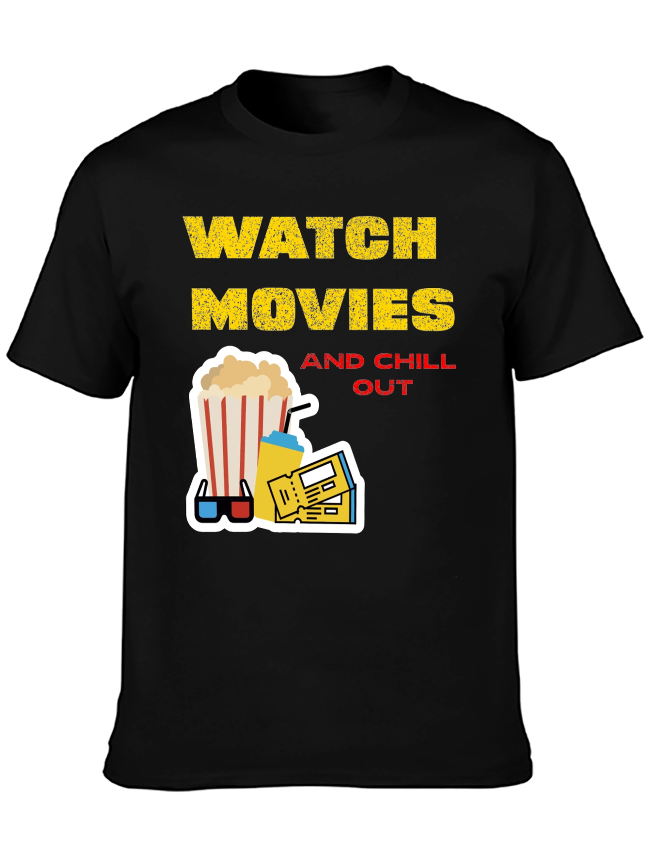 Watch Movies & Chill Out Graphic Tee