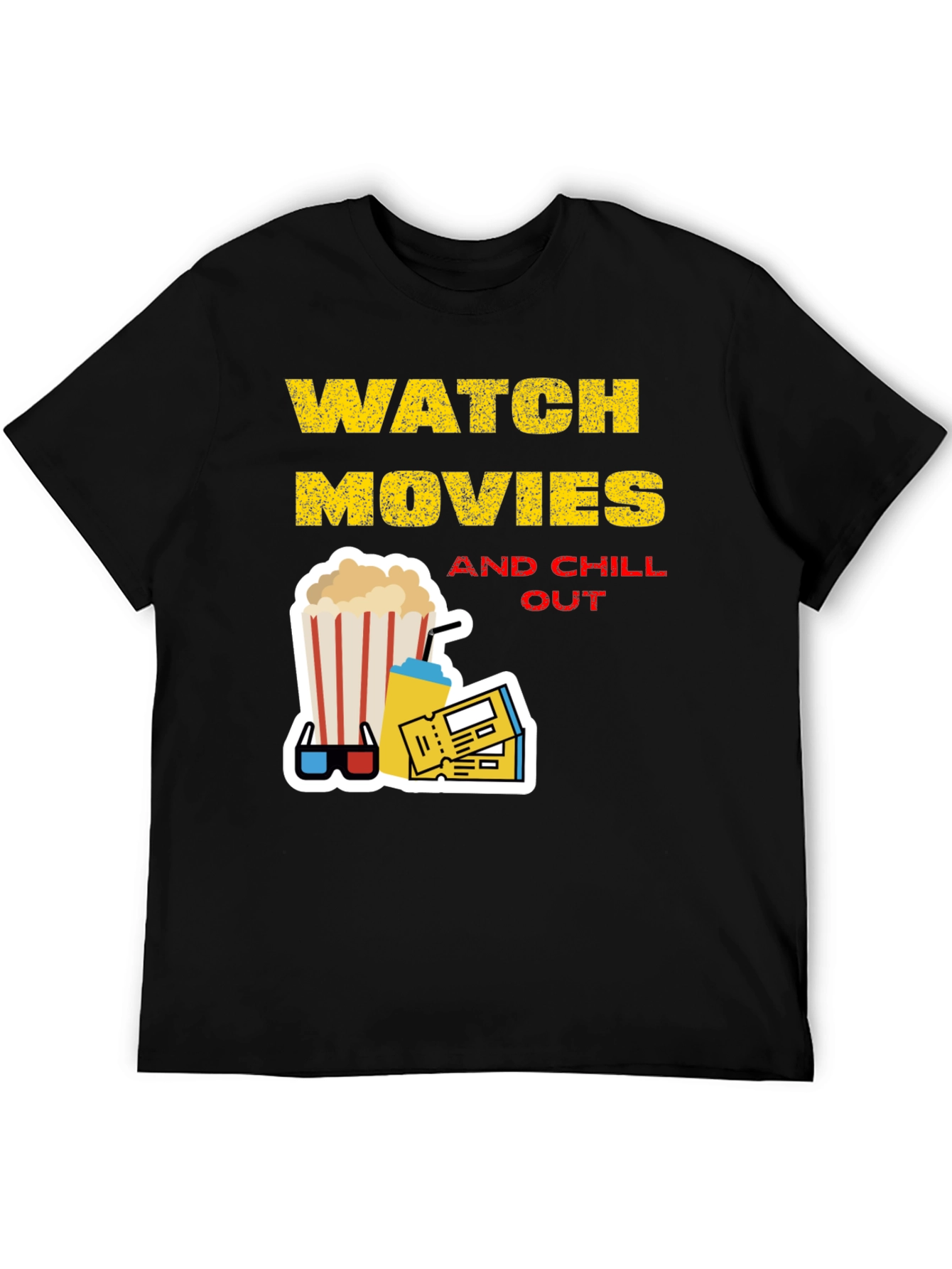 Watch Movies & Chill Out Graphic Tee