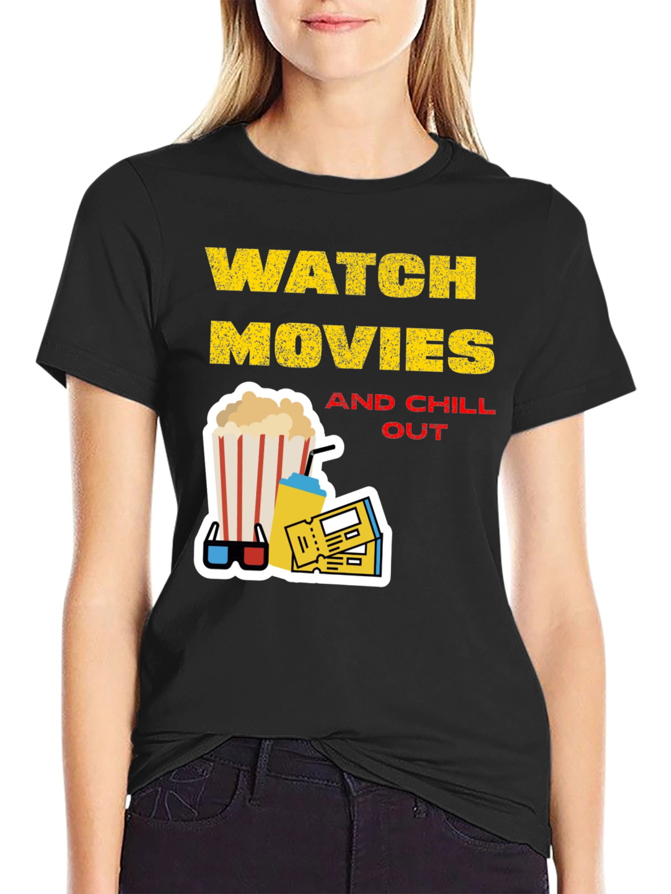 Watch Movies & Chill Out Graphic Tee