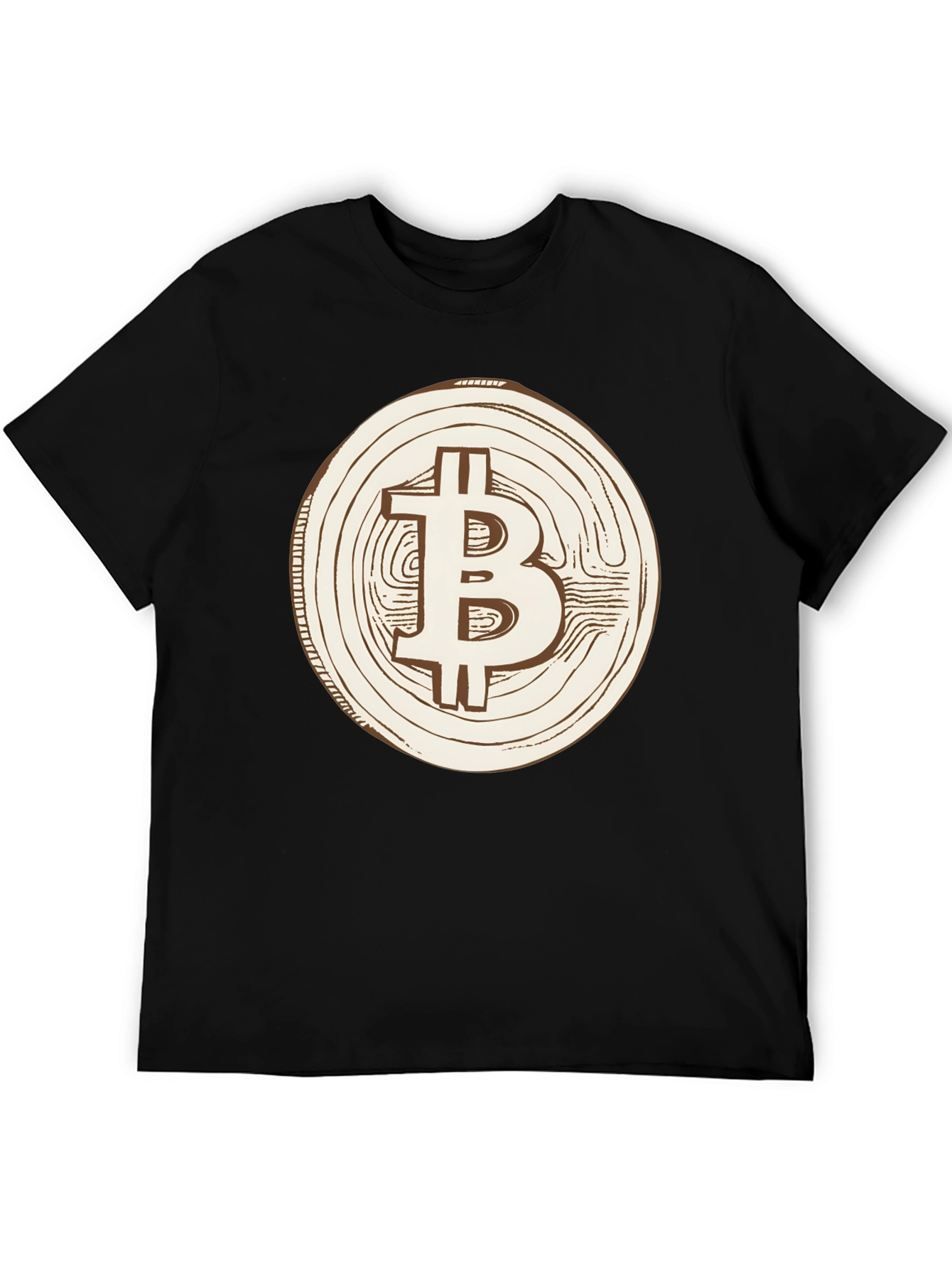 Bitcoin Logo Graphic Tee - Crypto Currency Fan Shirt