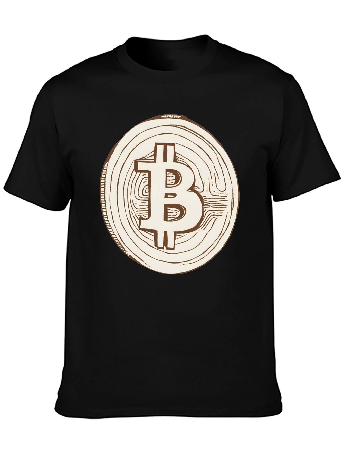 Bitcoin Logo Graphic Tee - Crypto Currency Fan Shirt
