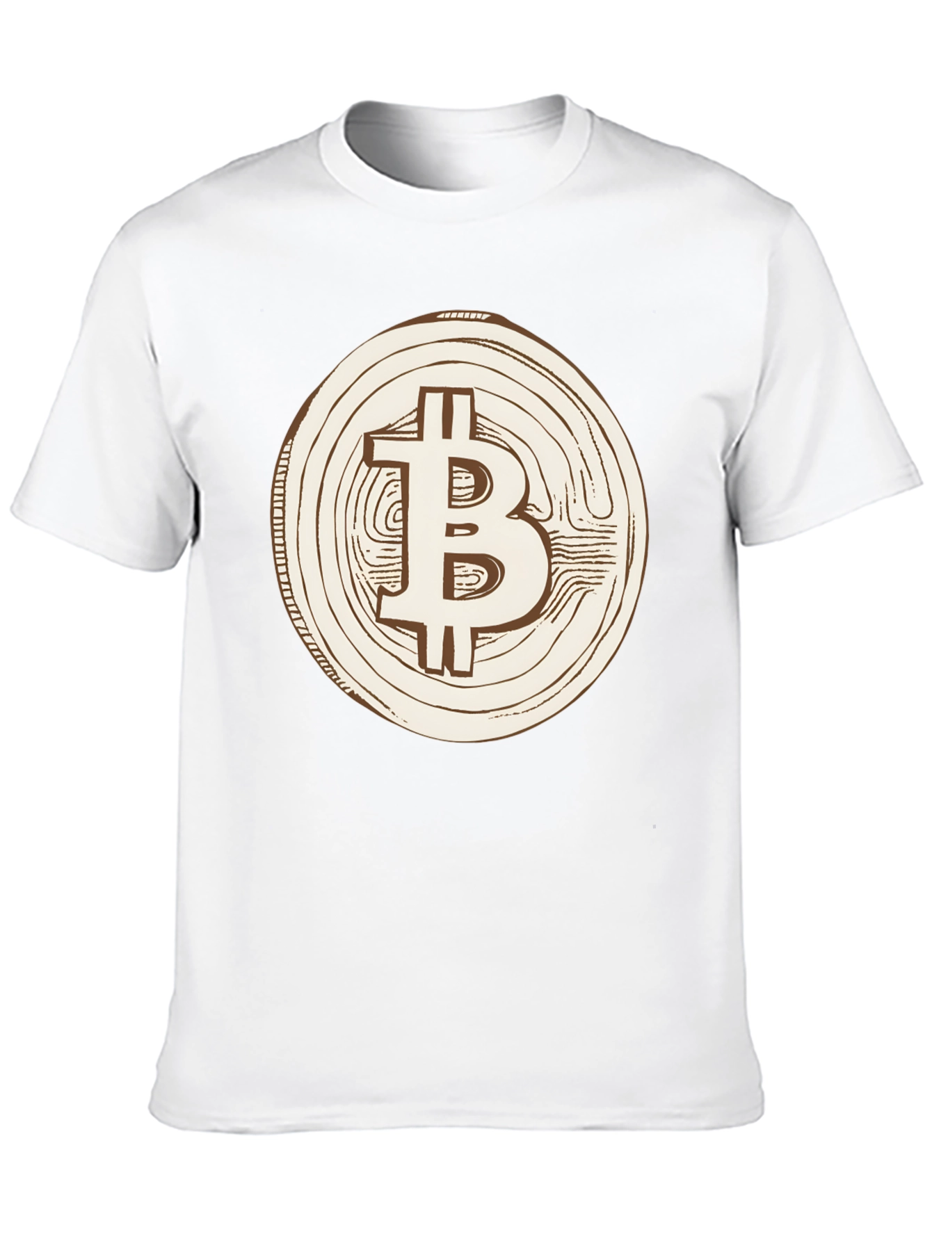 Bitcoin Logo Graphic Tee - Crypto Currency Fan Shirt