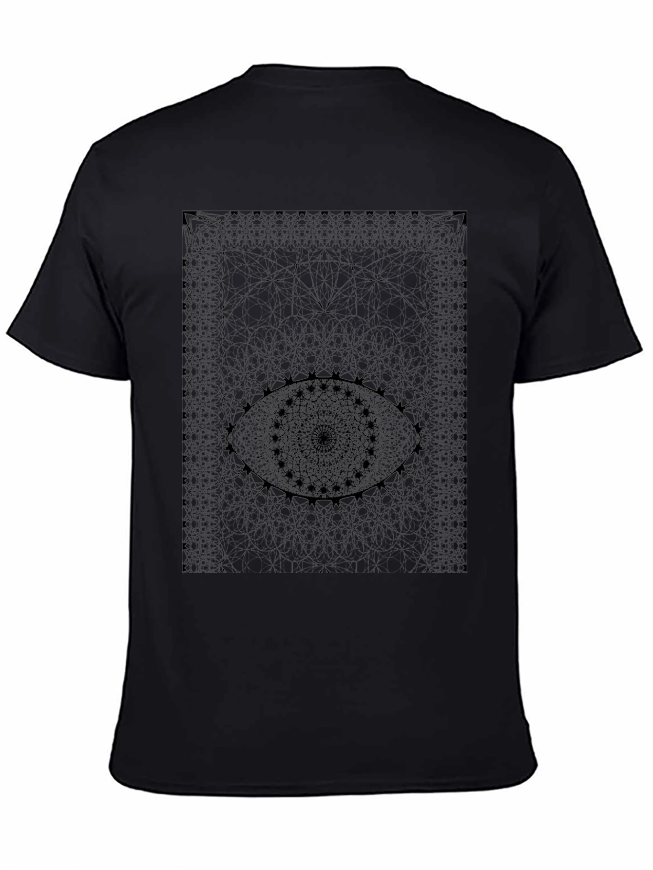 Eye Mandala Graphic T-Shirt - Black
