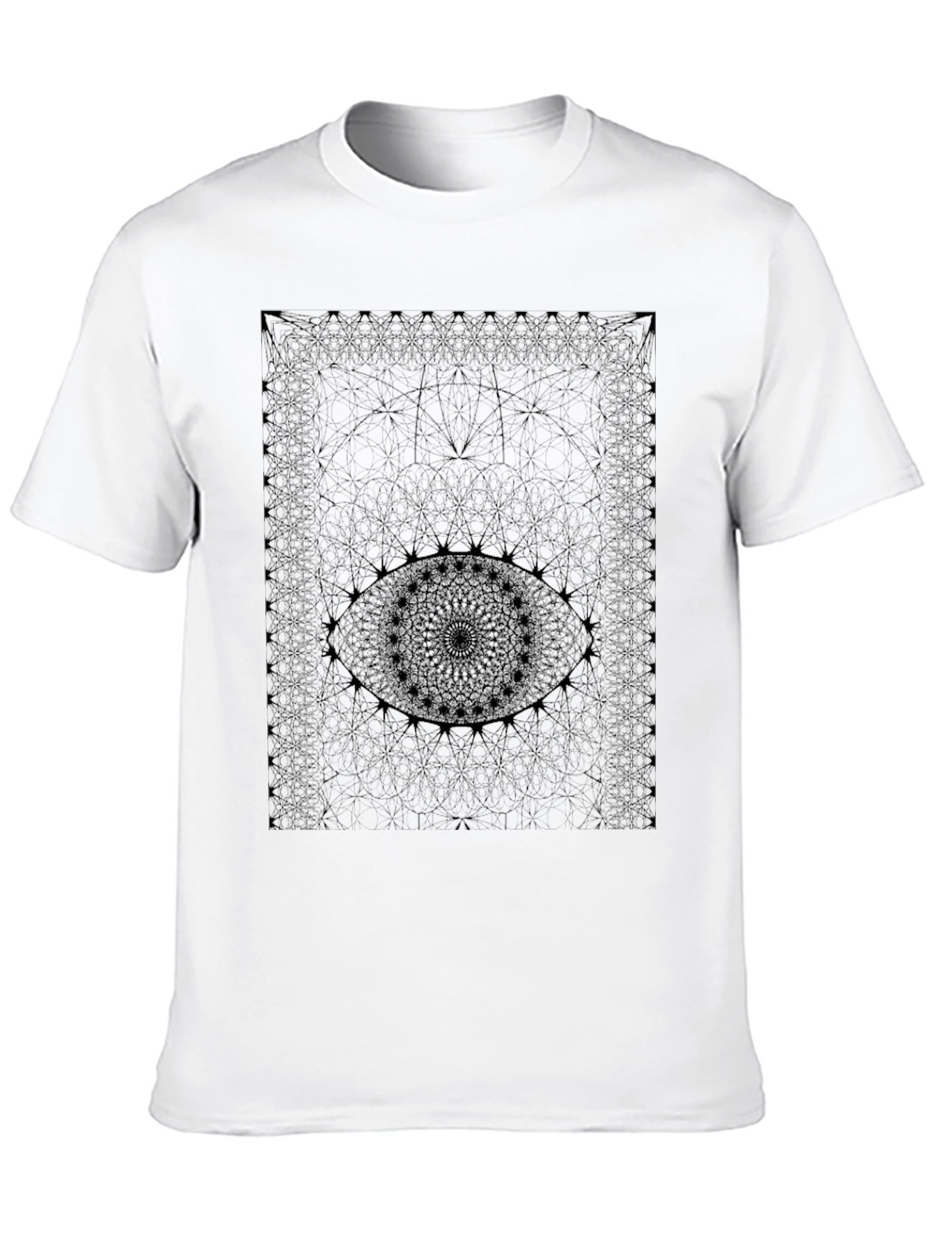 Eye Mandala Graphic T-Shirt - Black