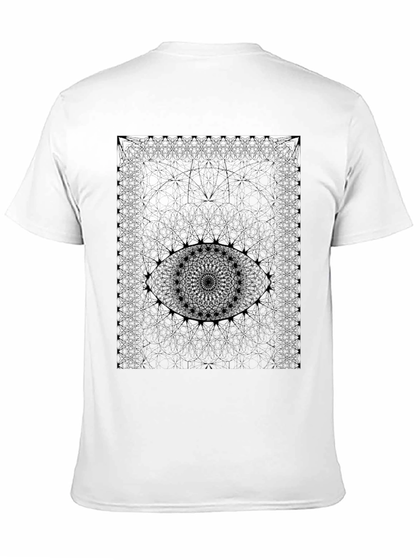Eye Mandala Graphic T-Shirt - Black