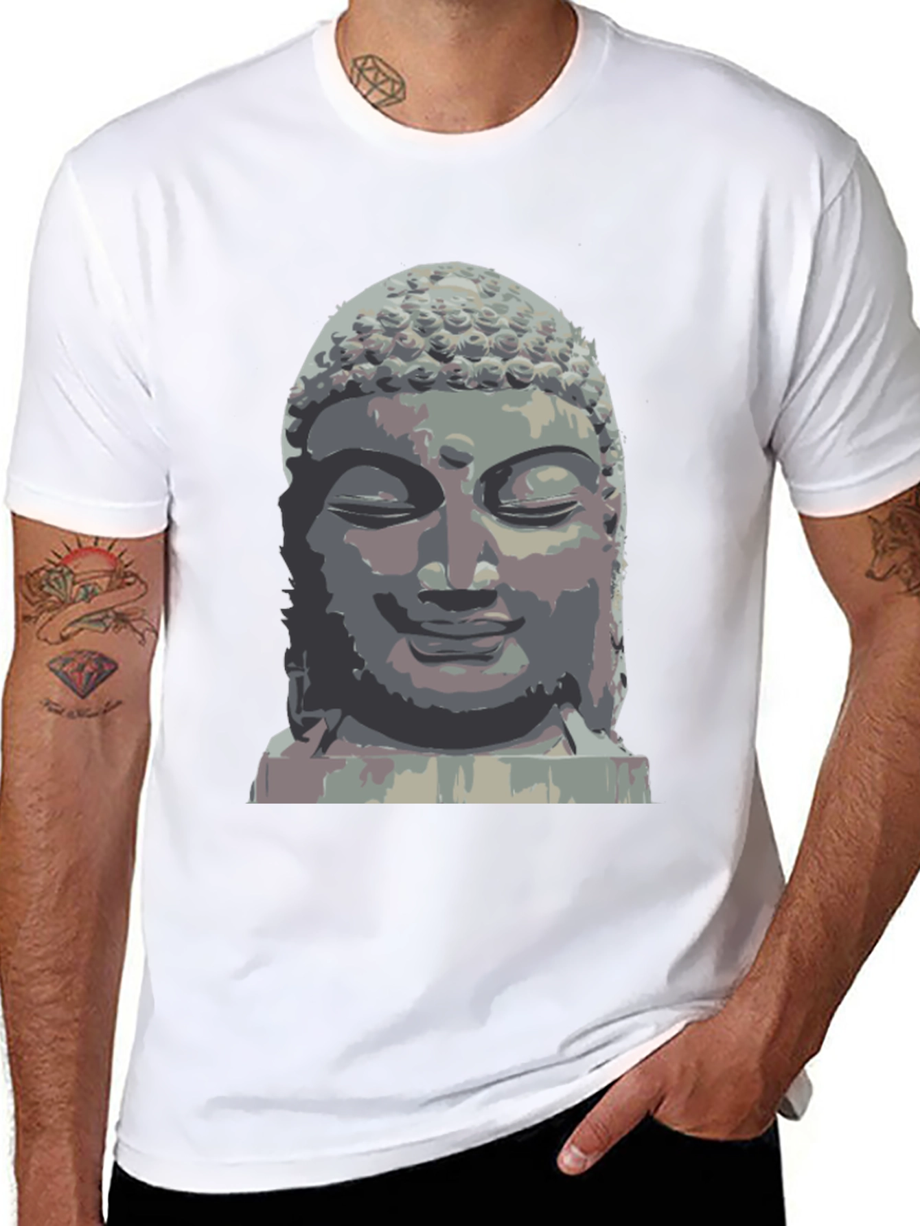 Buddha Graphic Tee - Peaceful Vibes