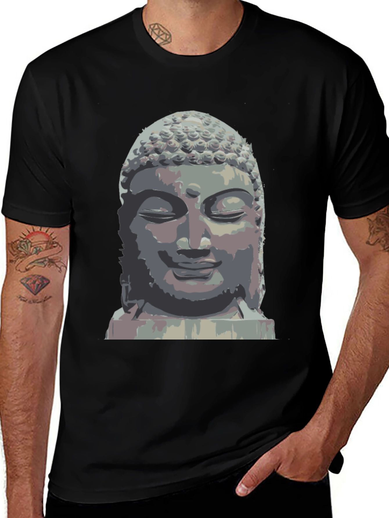 Buddha Graphic Tee - Peaceful Vibes