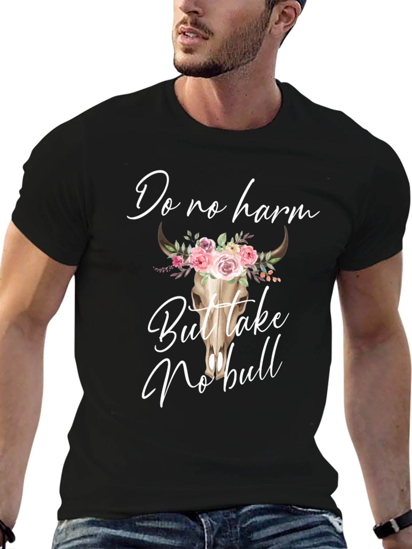 Do No Harm But Take No Bull Graphic Tee