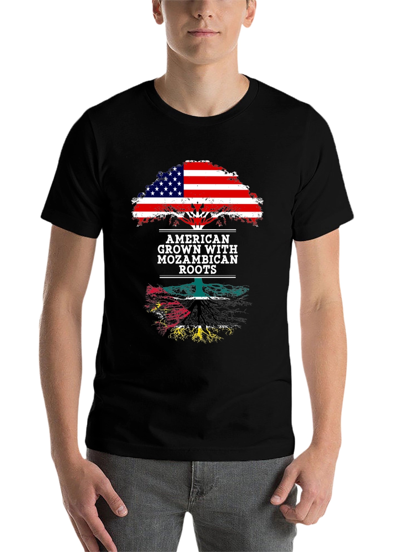 American Grown with Mozambican Roots T-Shirt