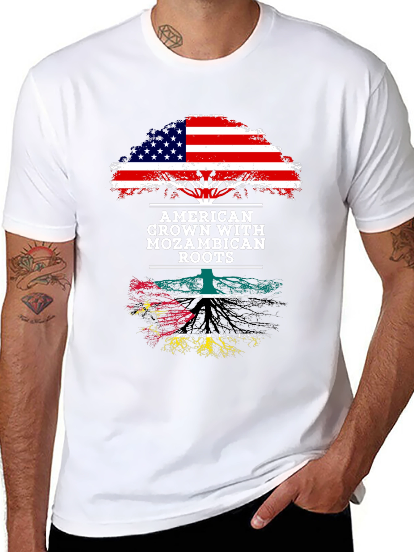 American Grown with Mozambican Roots T-Shirt
