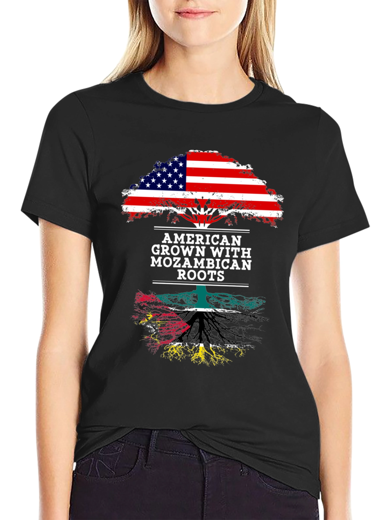 American Grown with Mozambican Roots T-Shirt