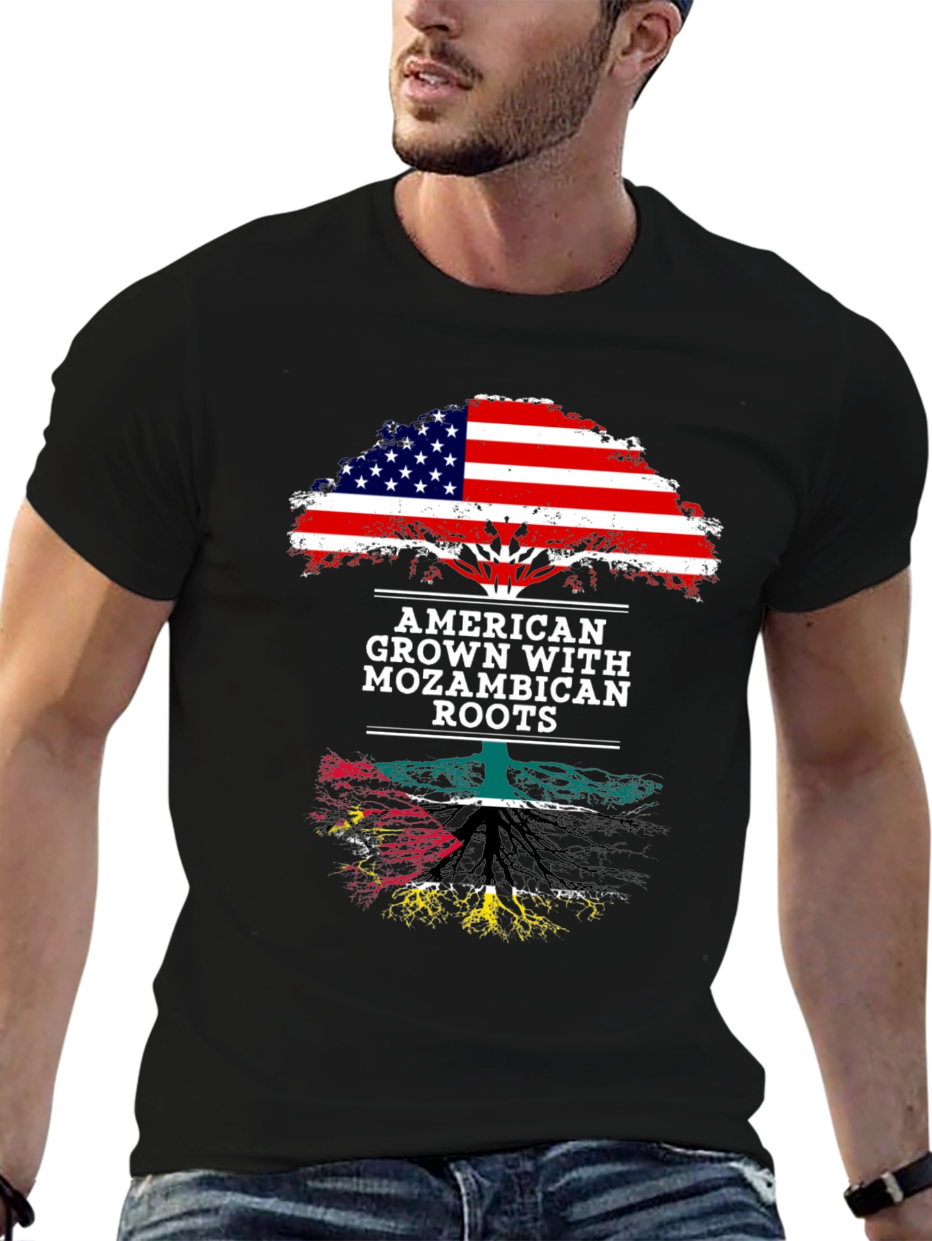 American Grown with Mozambican Roots T-Shirt