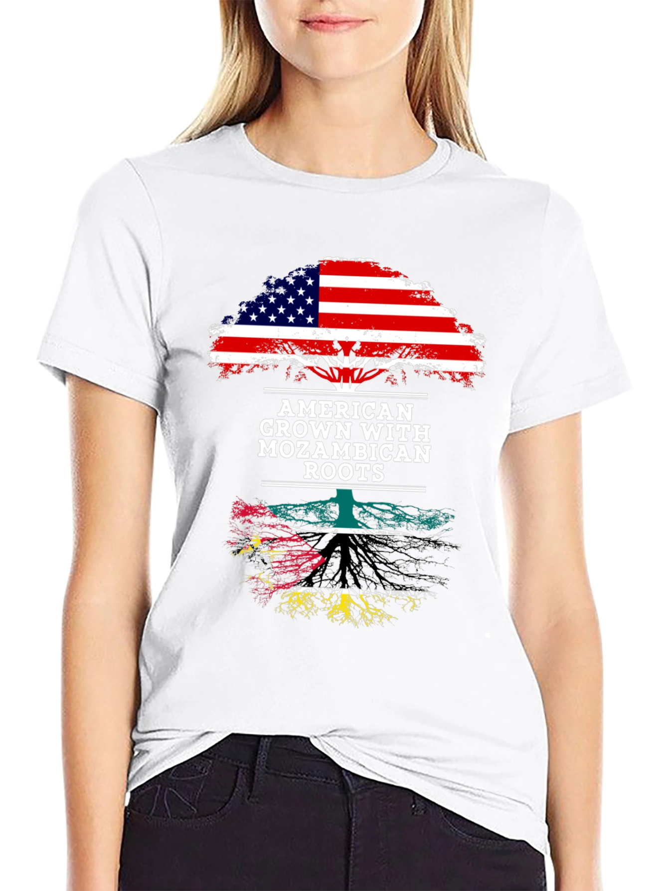 American Grown with Mozambican Roots T-Shirt