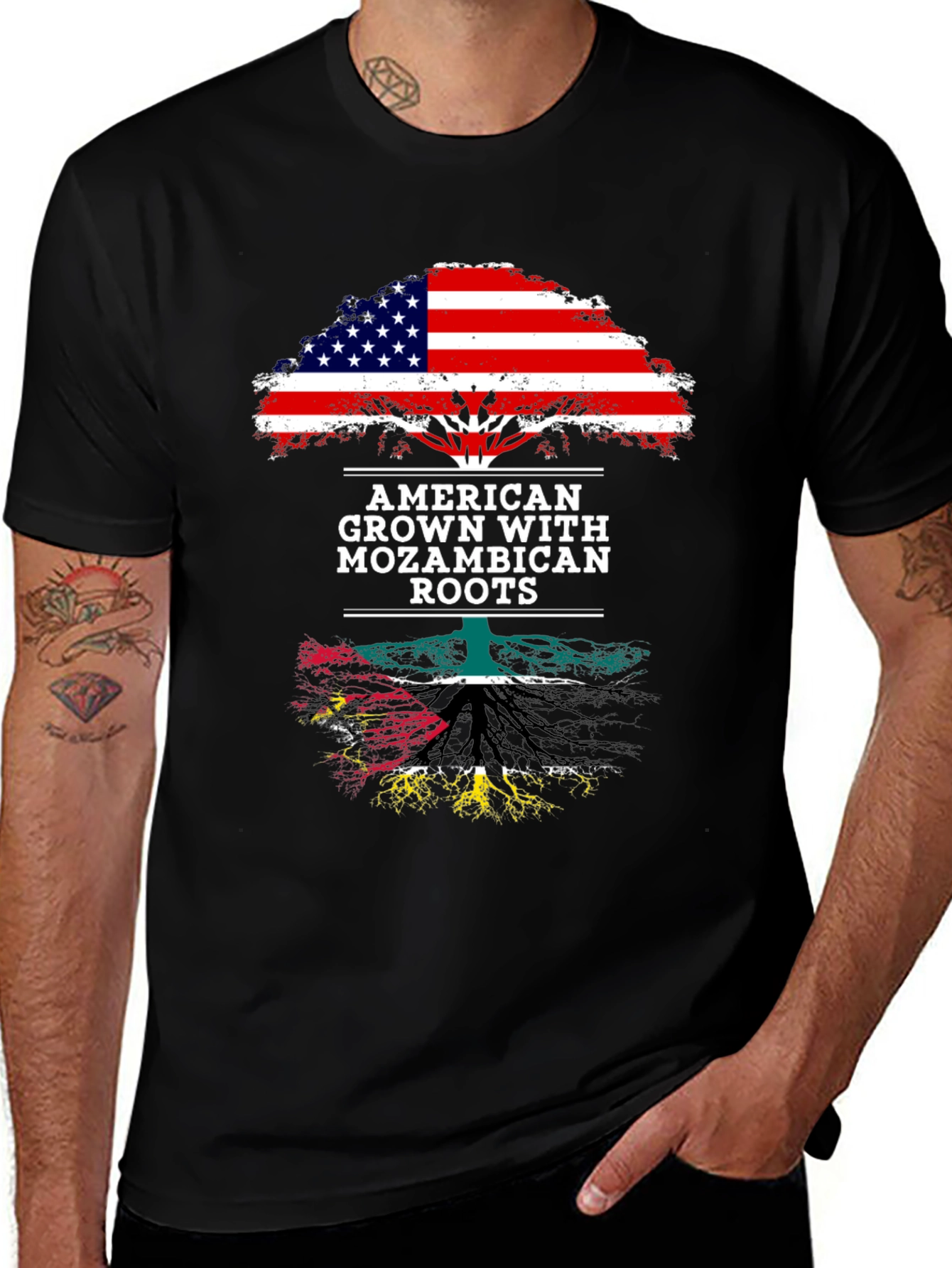 American Grown with Mozambican Roots T-Shirt