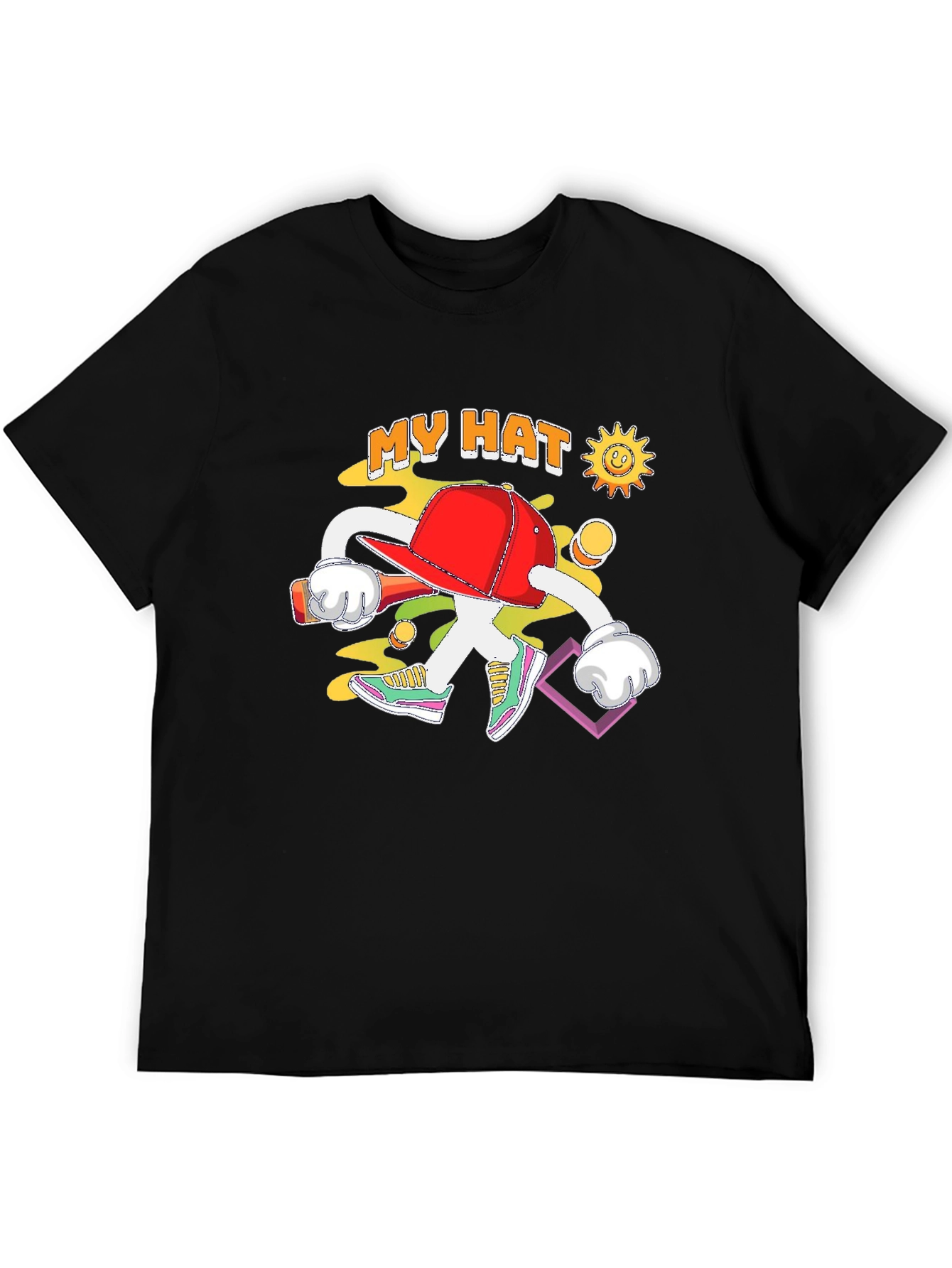 My Hat Cartoon Graphic Tee