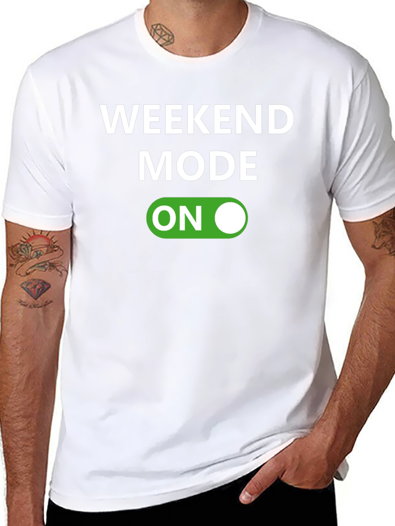 Weekend Mode On T-Shirt - Fun Casual Wear