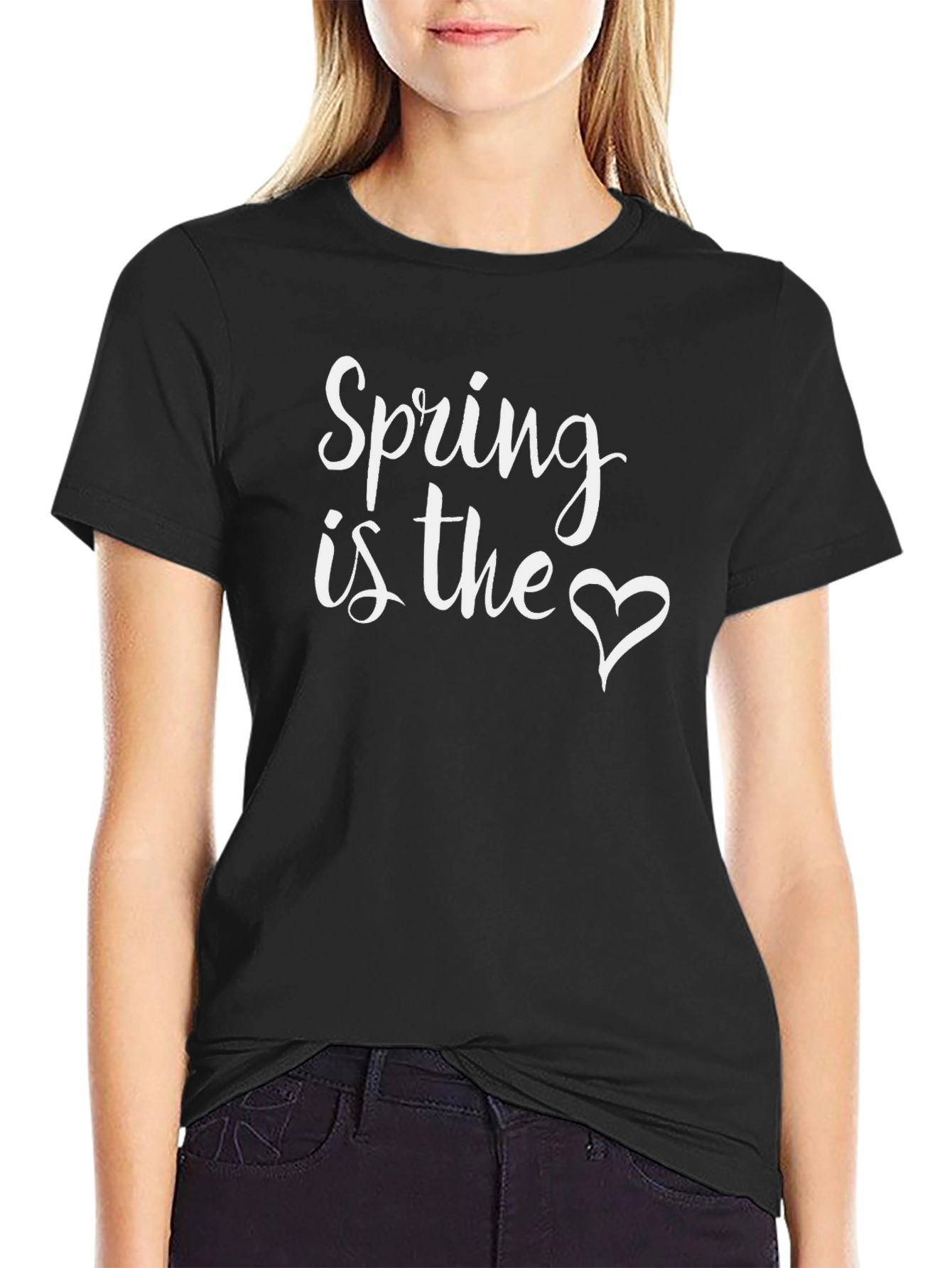 Spring is the Heart T-Shirt - Trendy Graphic Tee