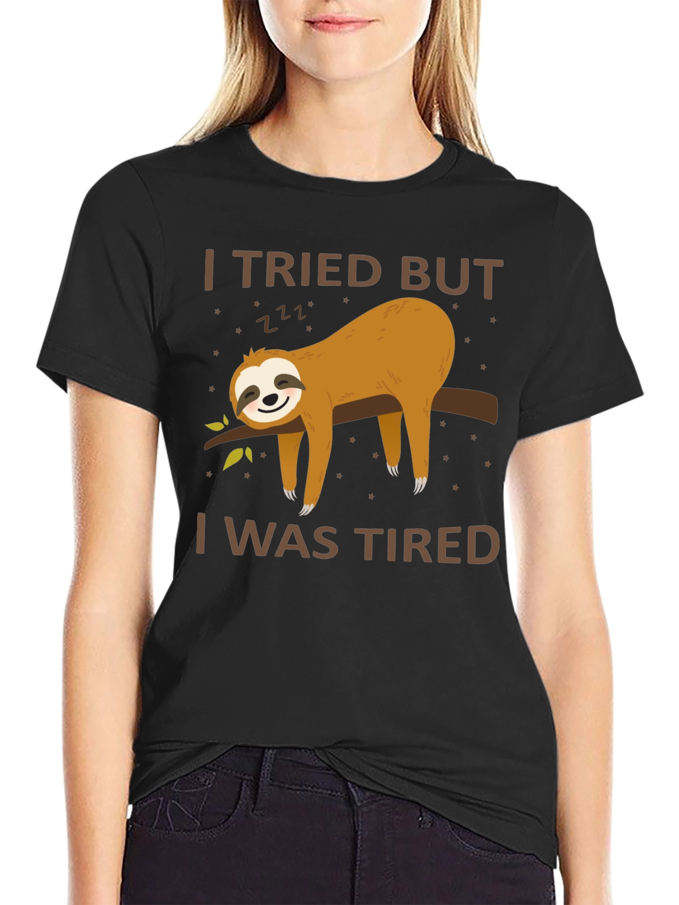 I Tried But I Was Tired Sloth T-Shirt