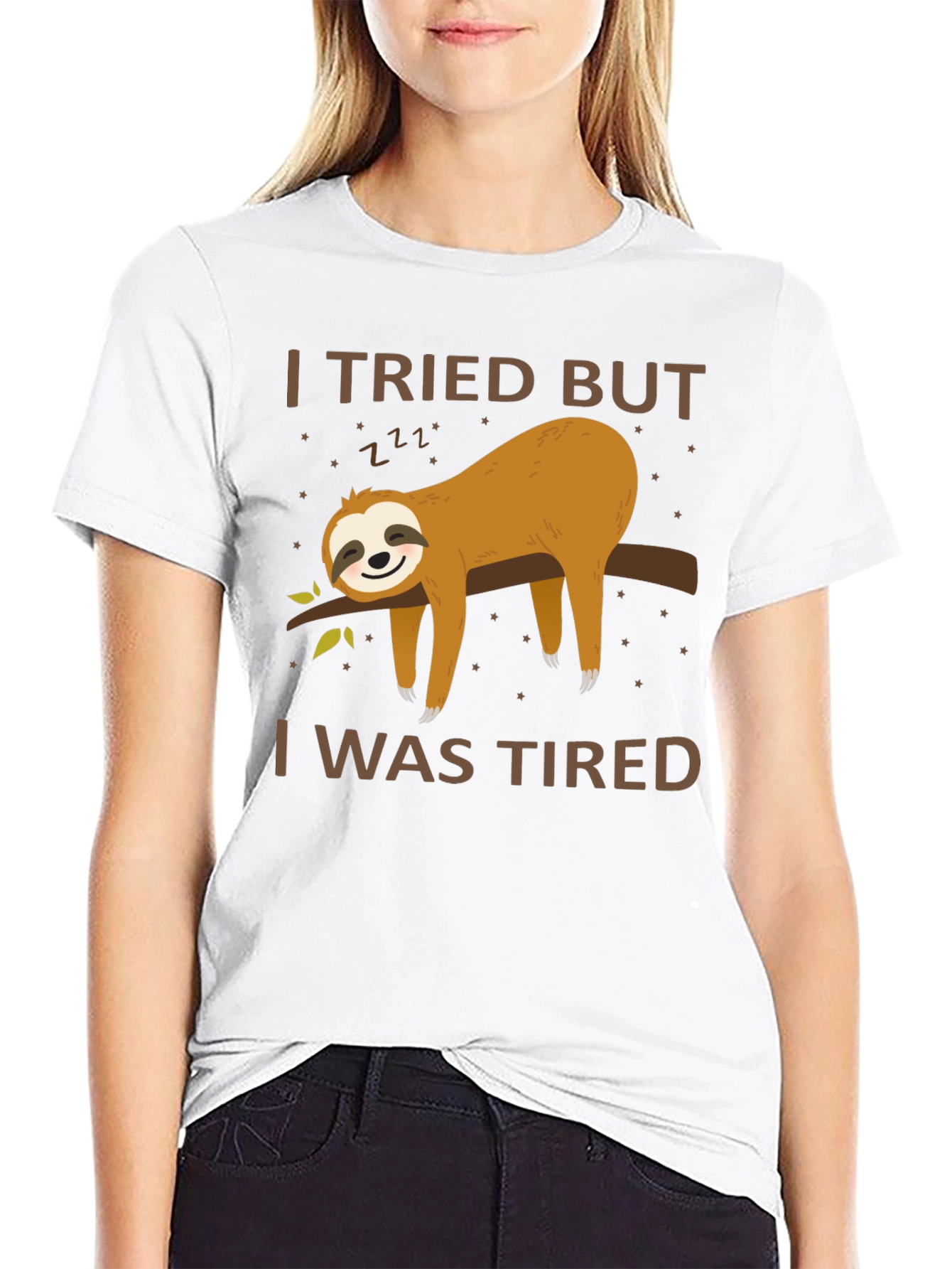I Tried But I Was Tired Sloth T-Shirt