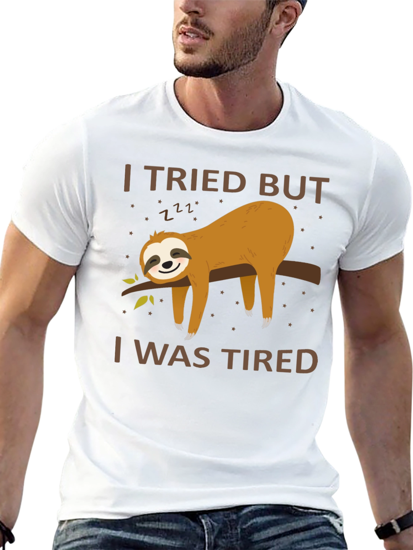 I Tried But I Was Tired Sloth T-Shirt