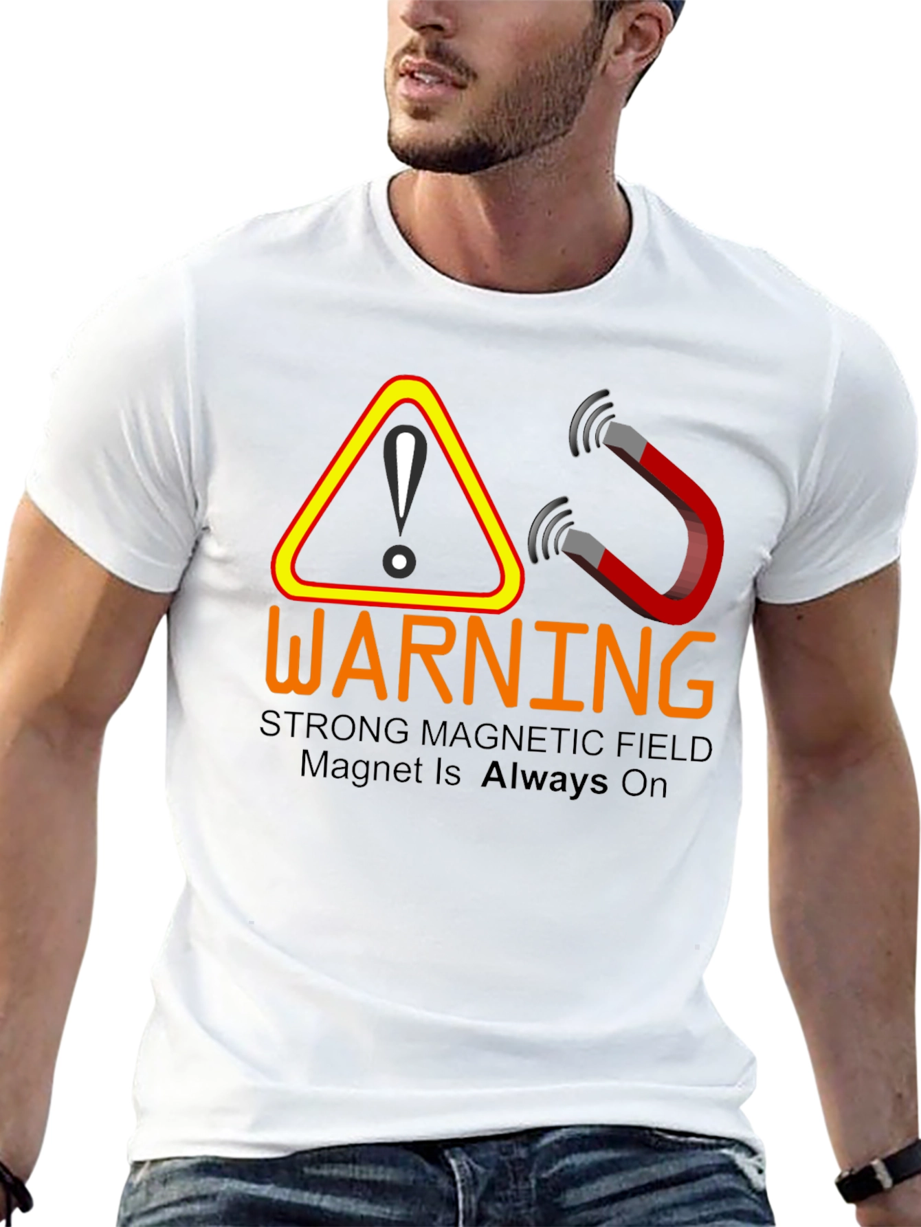 Warning: Strong Magnetic Field T-Shirt