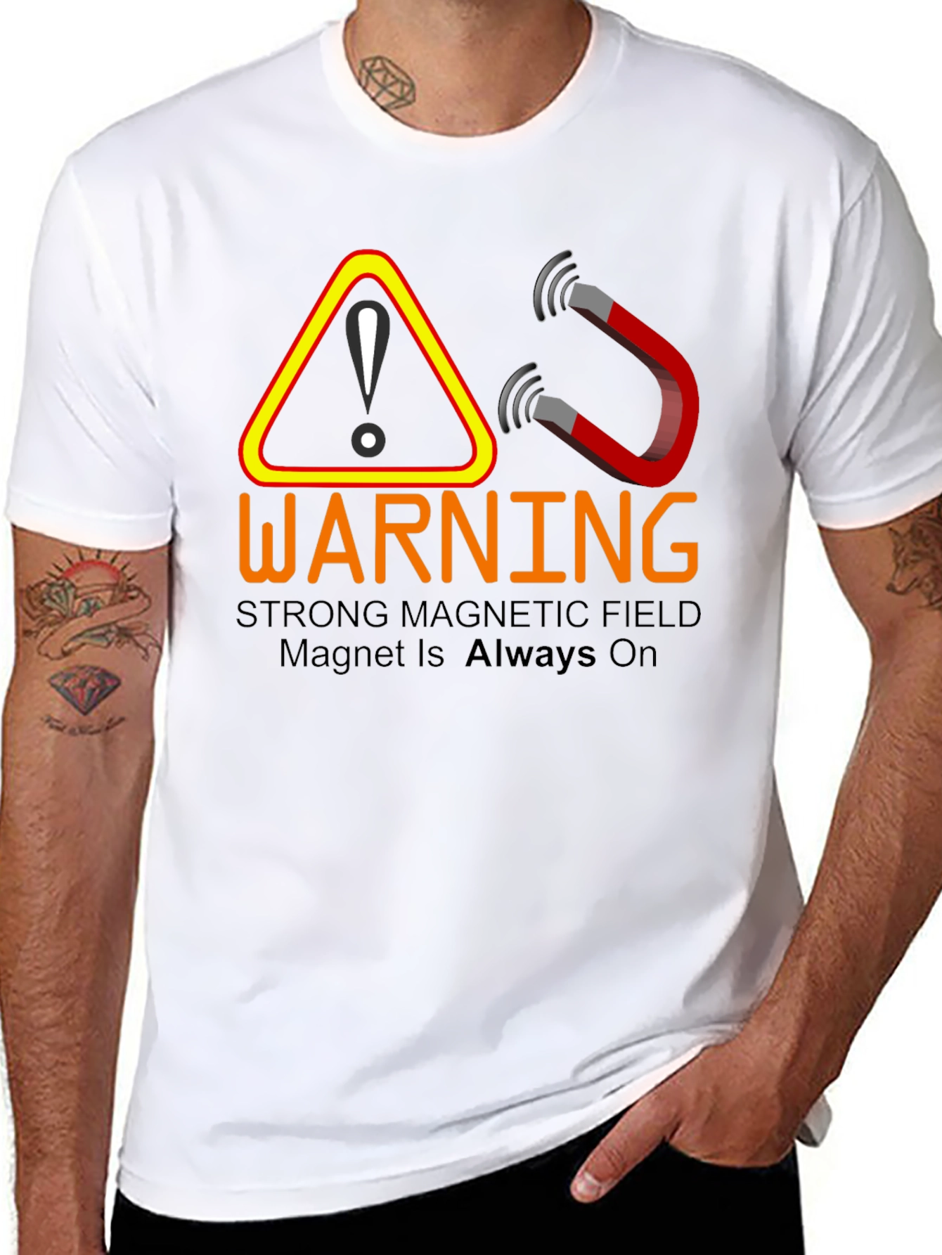 Warning: Strong Magnetic Field T-Shirt