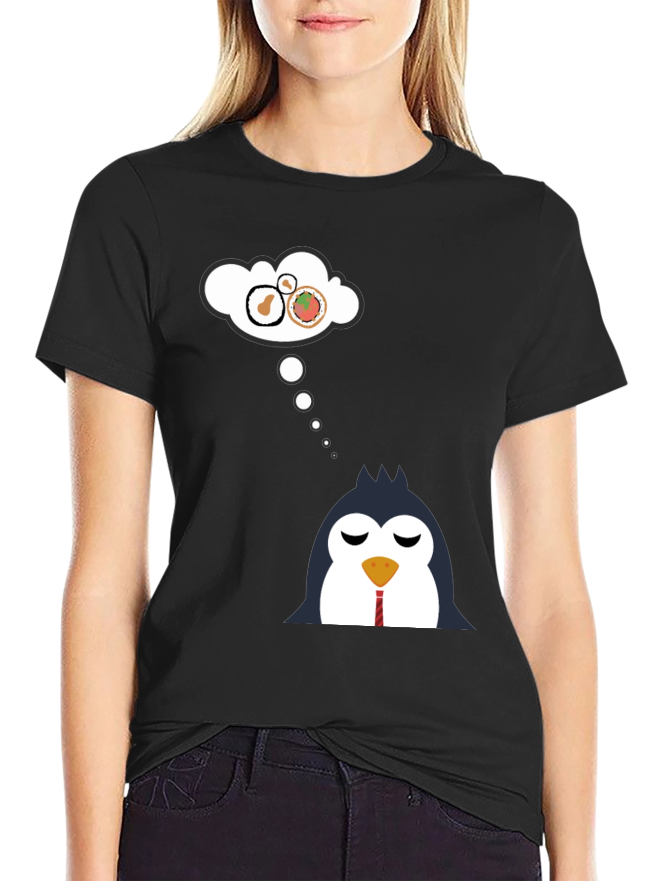Sushi Dreamer Penguin T-Shirt