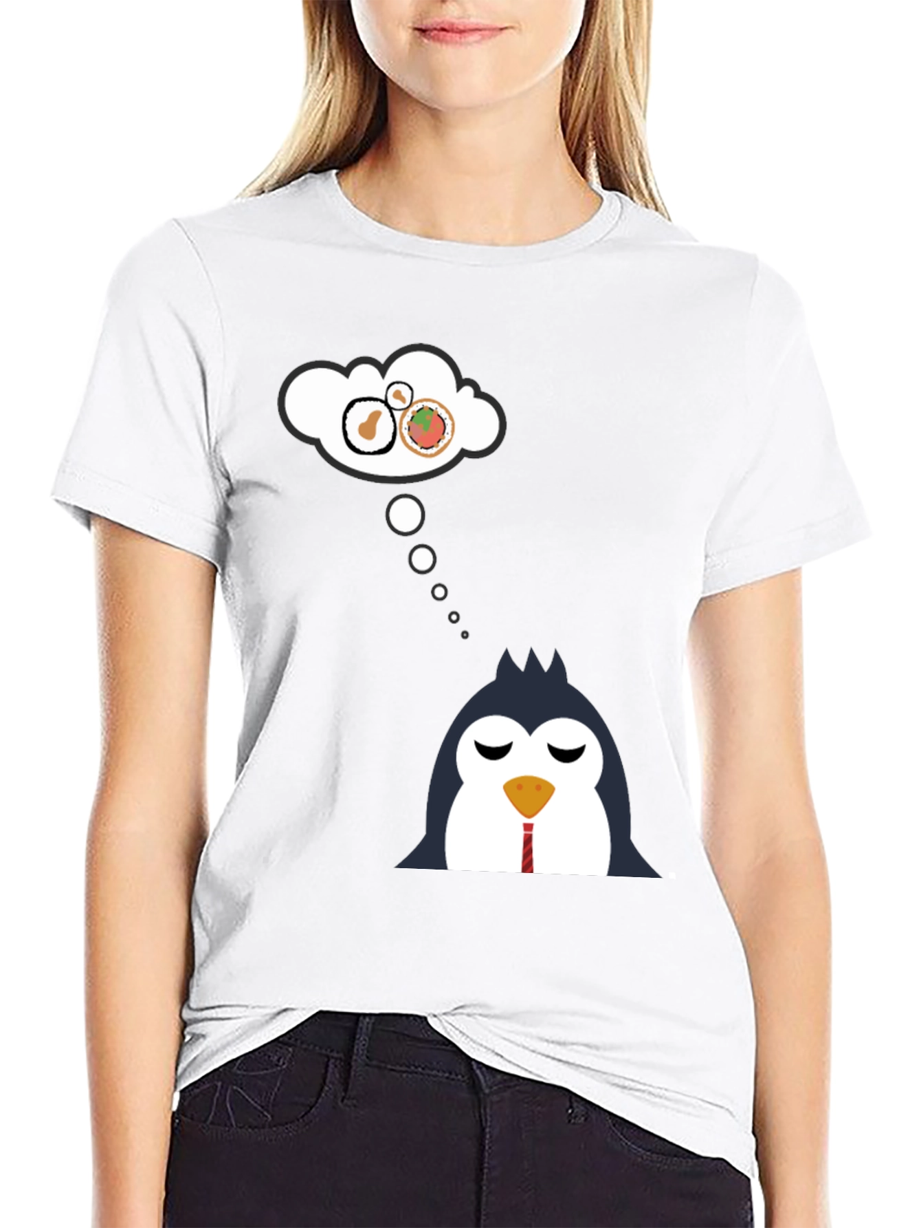 Sushi Dreamer Penguin T-Shirt