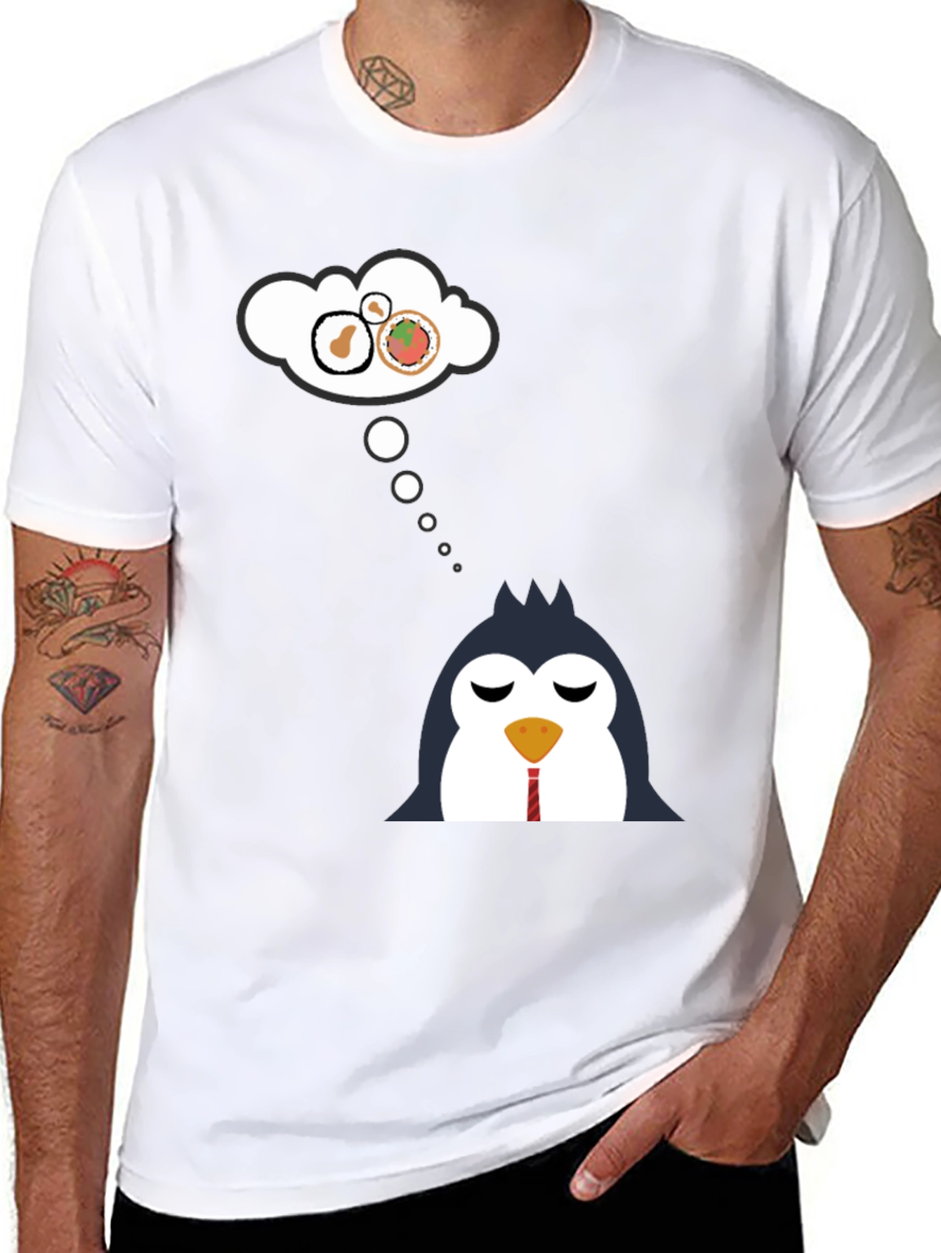 Sushi Dreamer Penguin T-Shirt