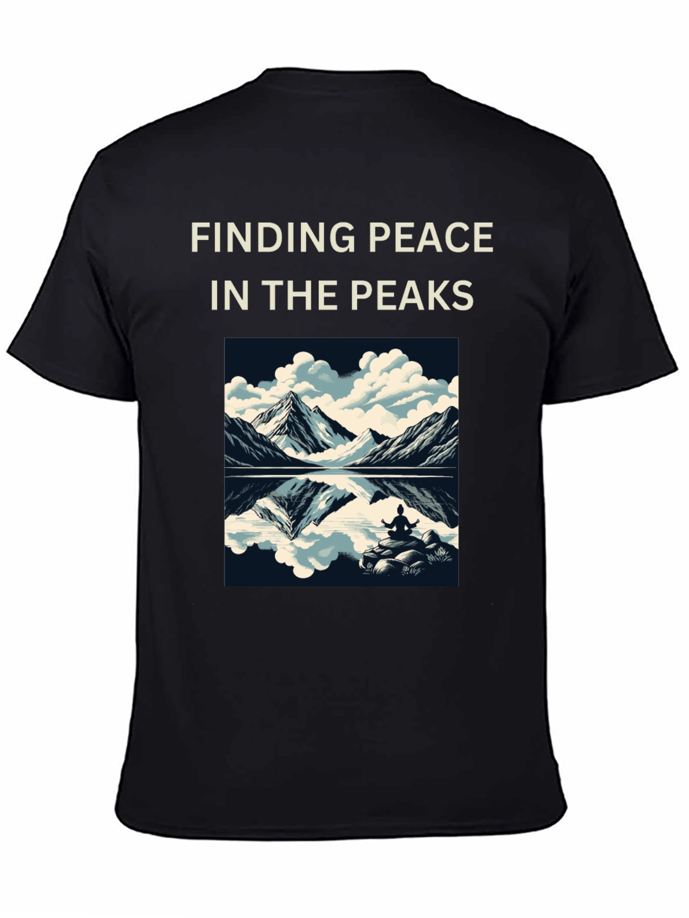 Finding Peace Tee: Mountain Meditation Shirt