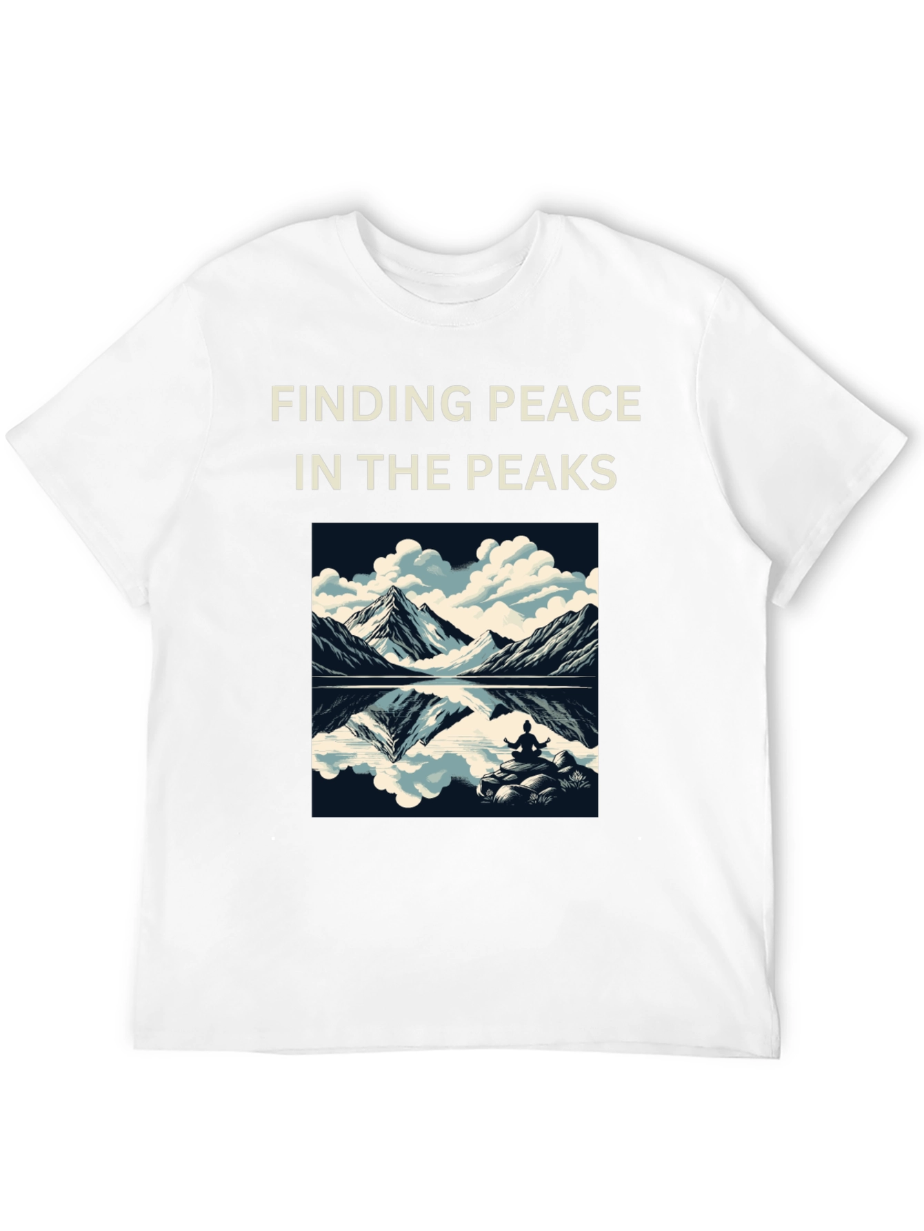 Finding Peace Tee: Mountain Meditation Shirt