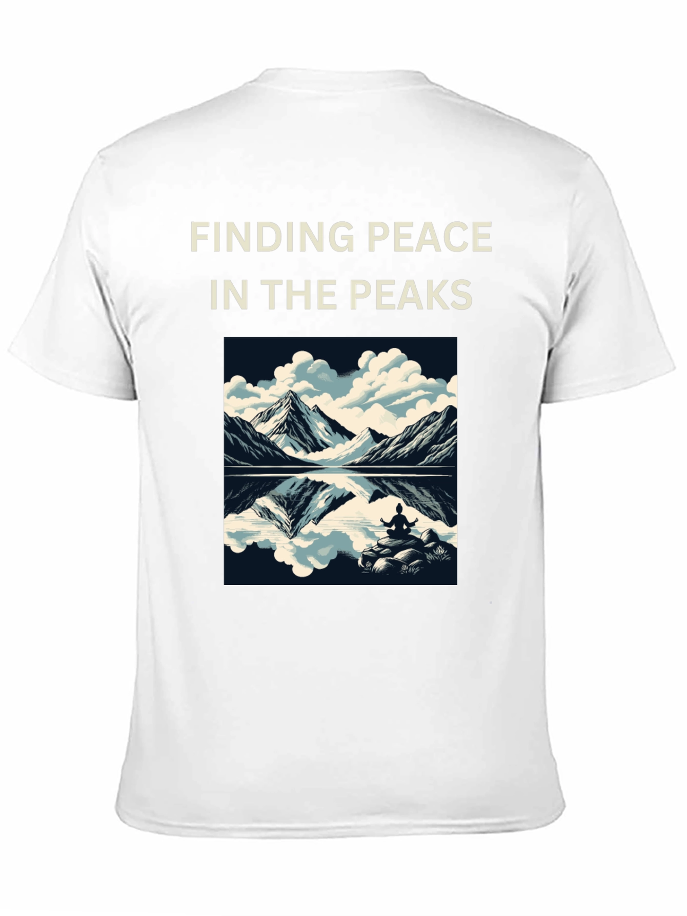 Finding Peace Tee: Mountain Meditation Shirt