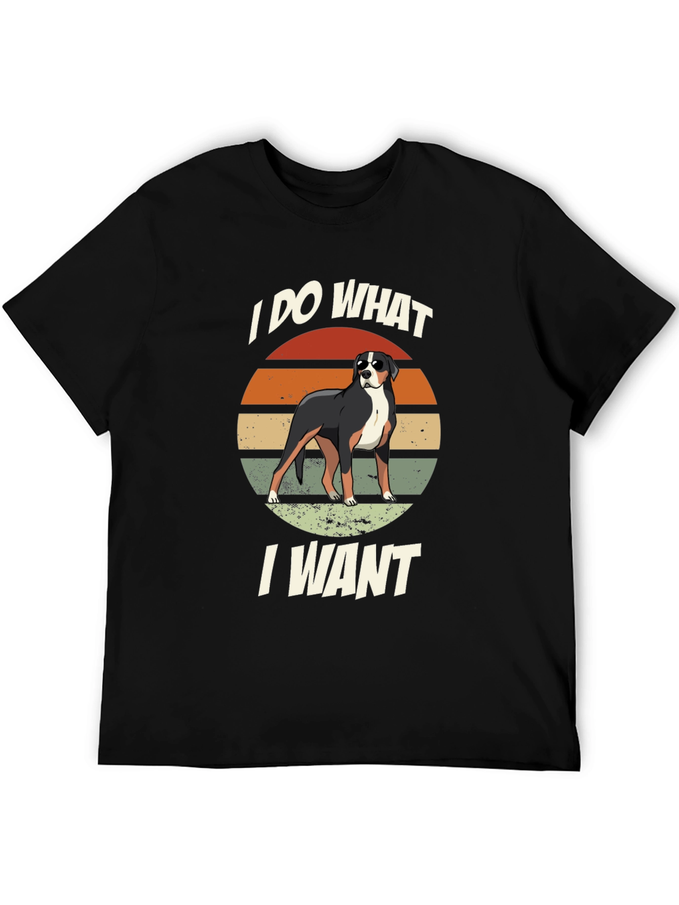 I DO WHAT I WANT Dog Graphic T-Shirt