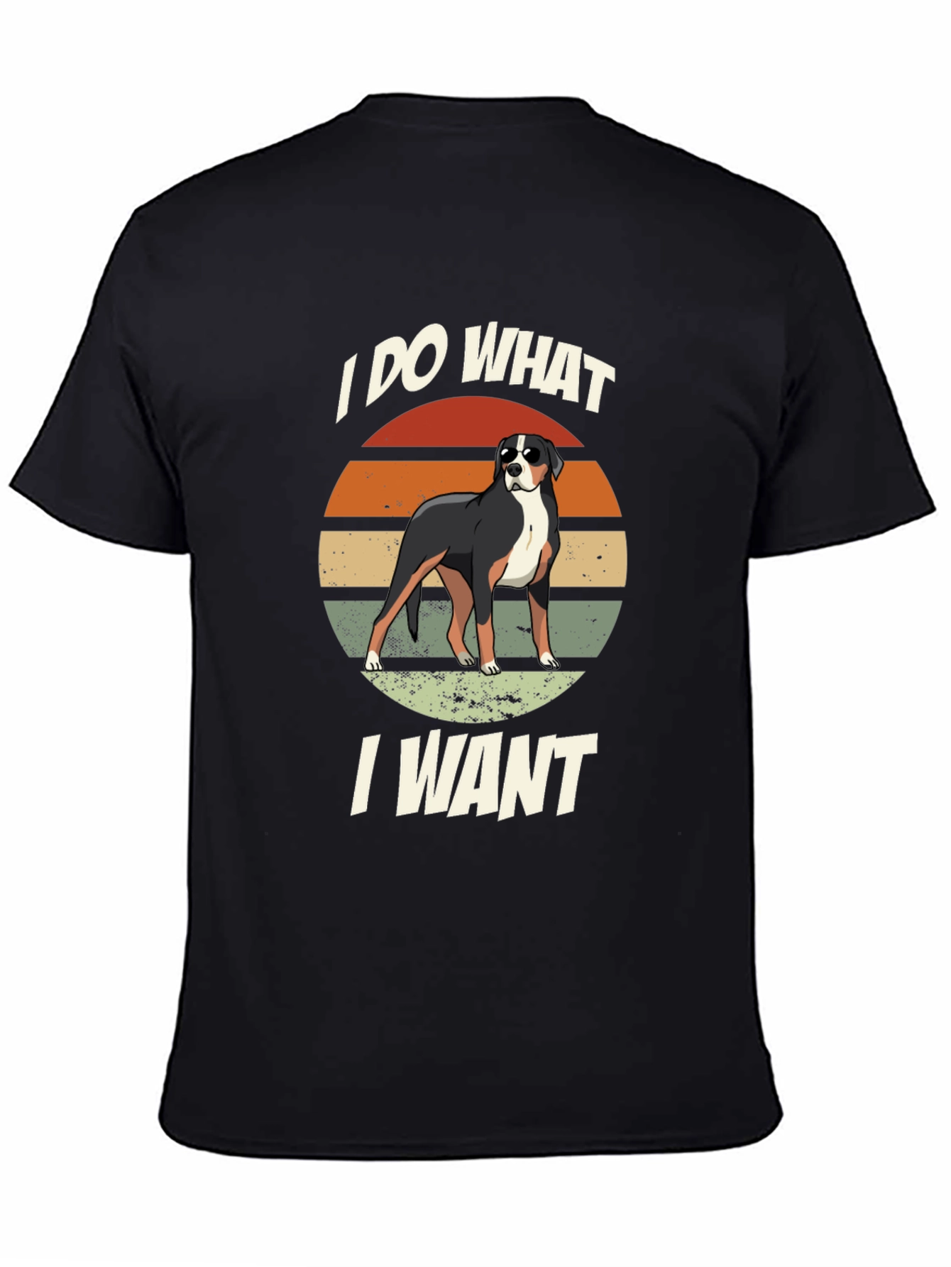 I DO WHAT I WANT Dog Graphic T-Shirt