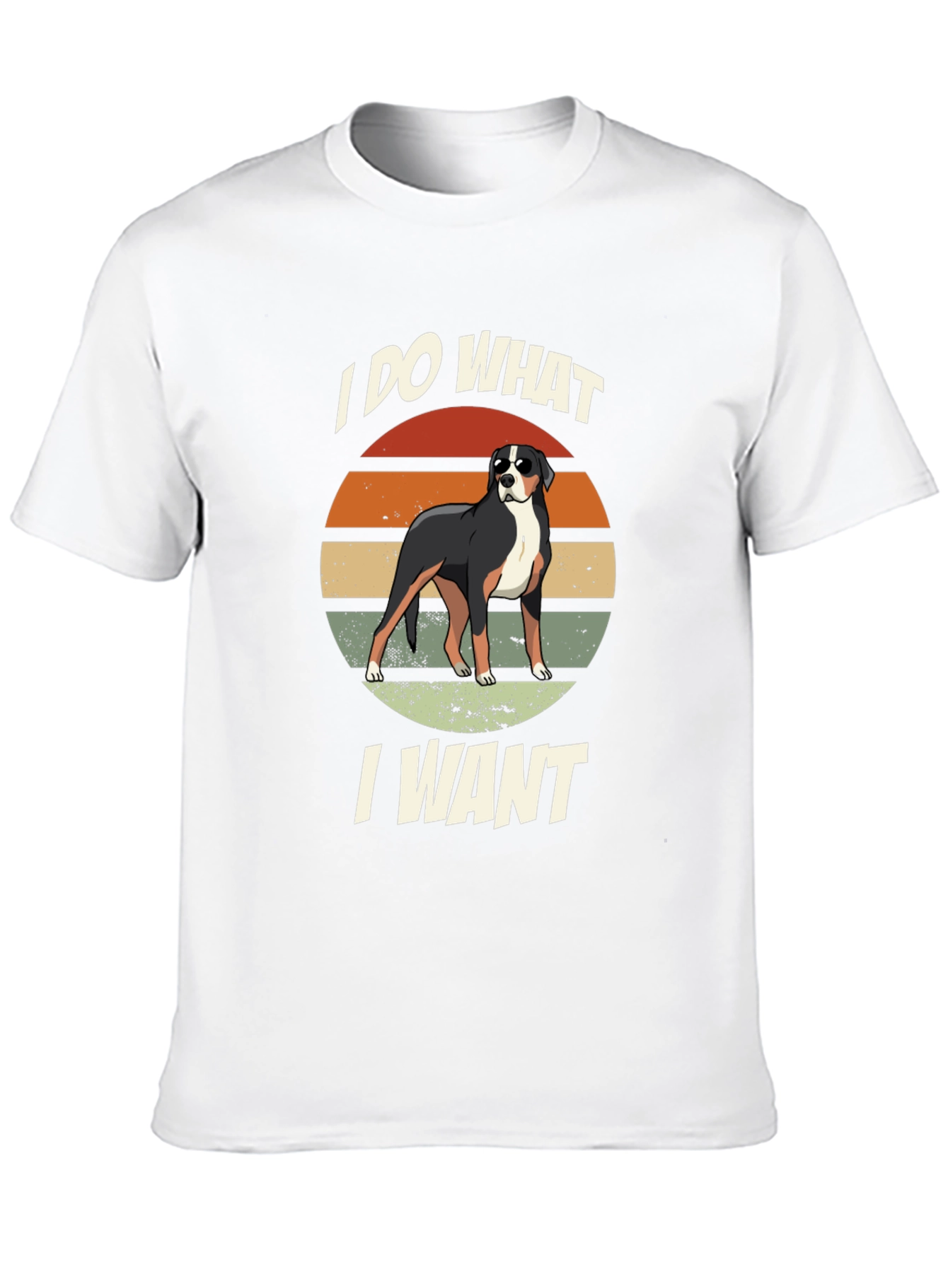 I DO WHAT I WANT Dog Graphic T-Shirt