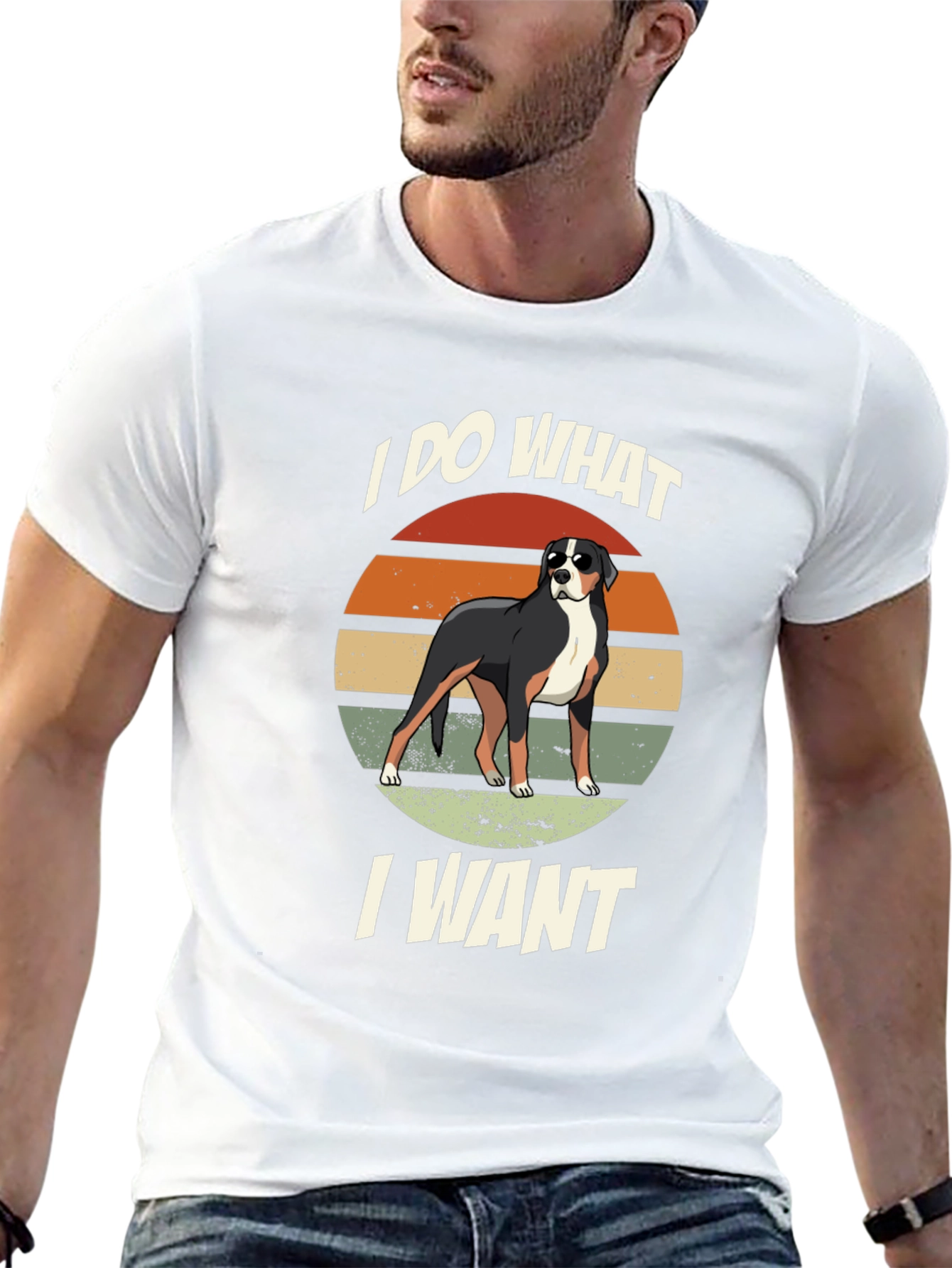 I DO WHAT I WANT Dog Graphic T-Shirt