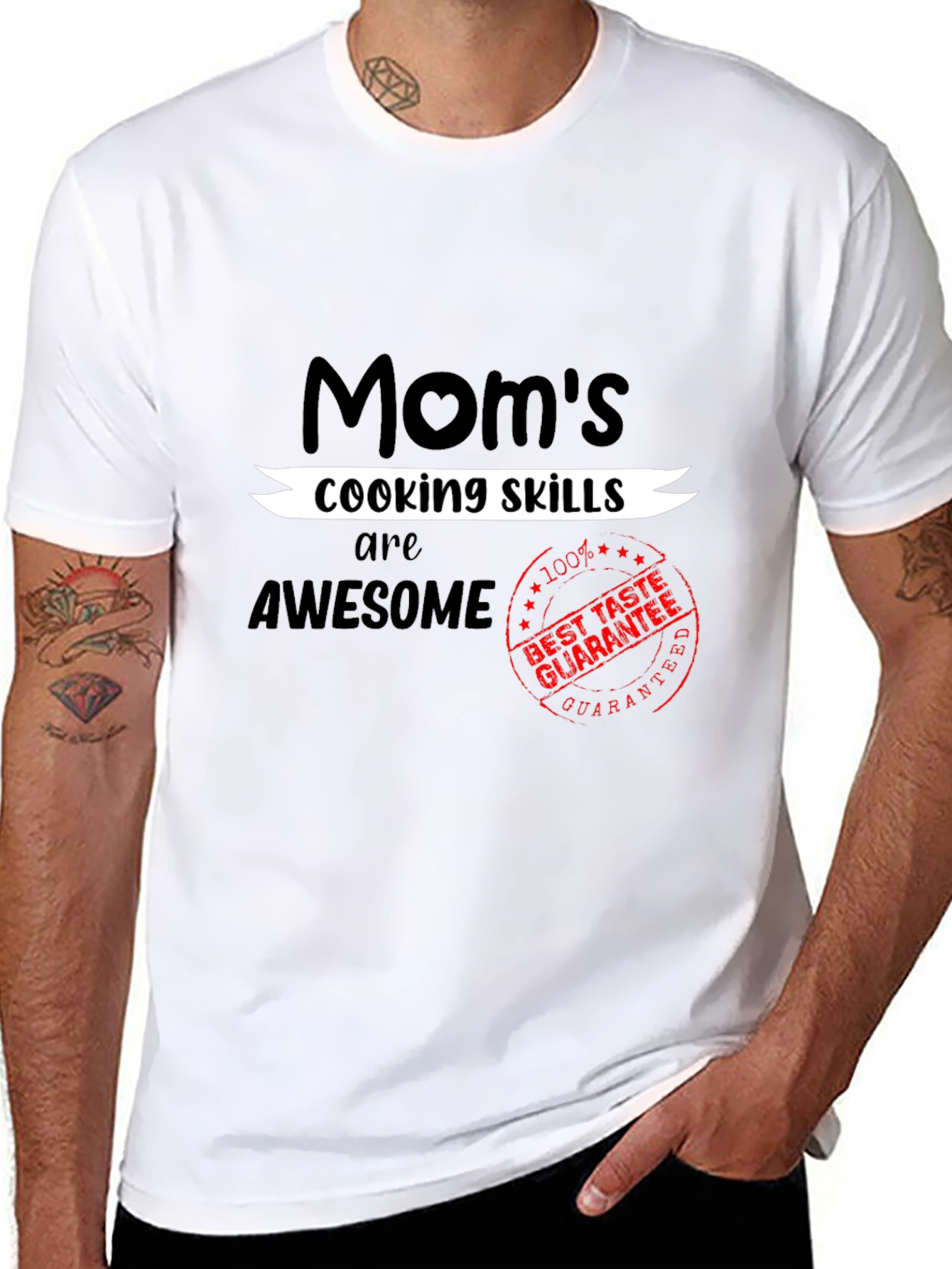 Moms Cooking Skills Awesome T-Shirt - Best Taste Guarantee