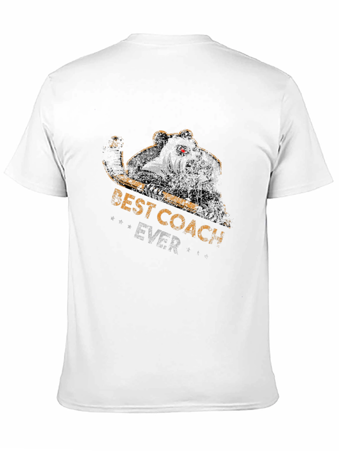 Best Coach Ever Panda Graphic T-Shirt