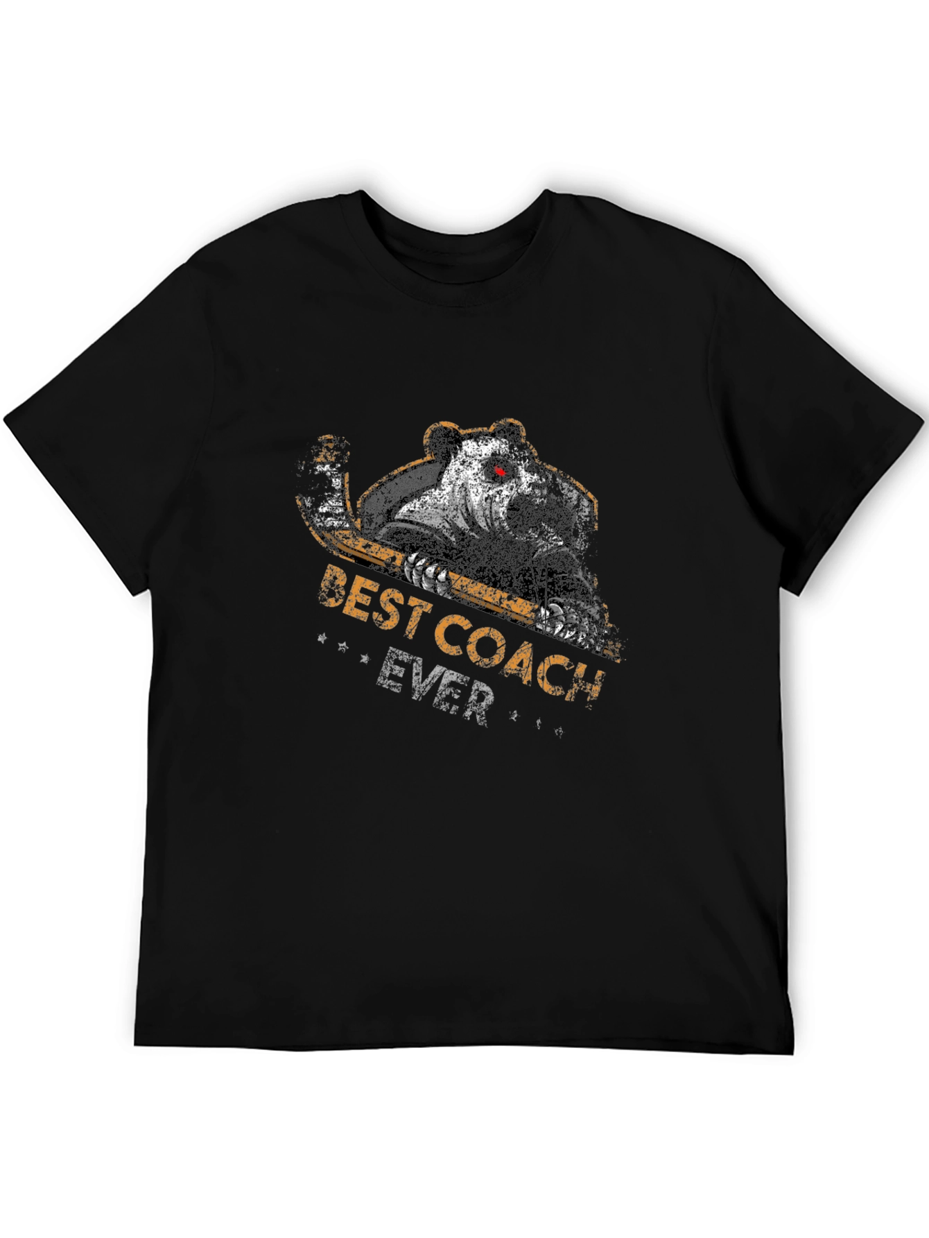 Best Coach Ever Panda Graphic T-Shirt