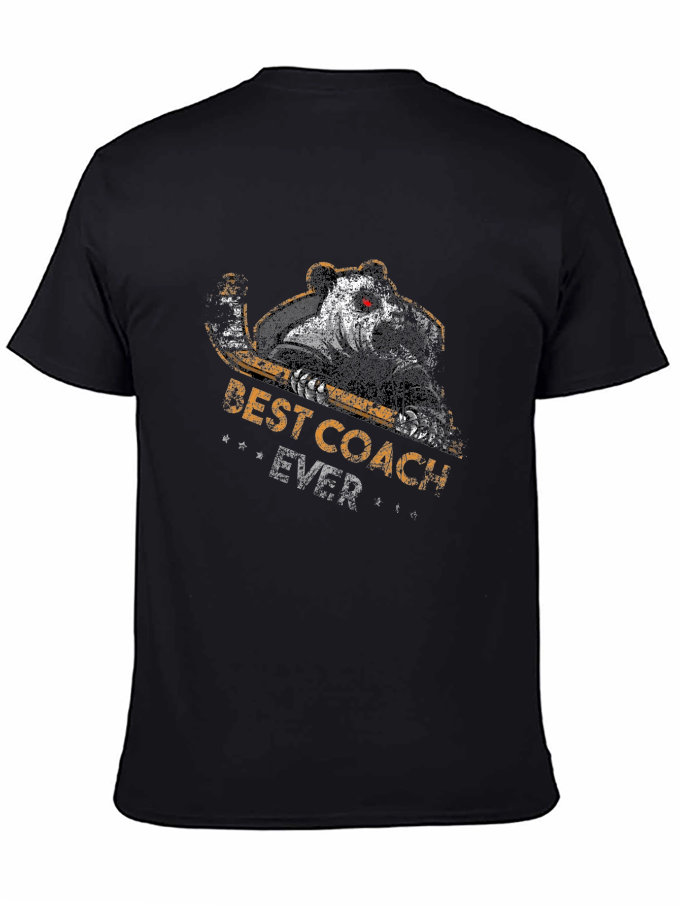 Best Coach Ever Panda Graphic T-Shirt
